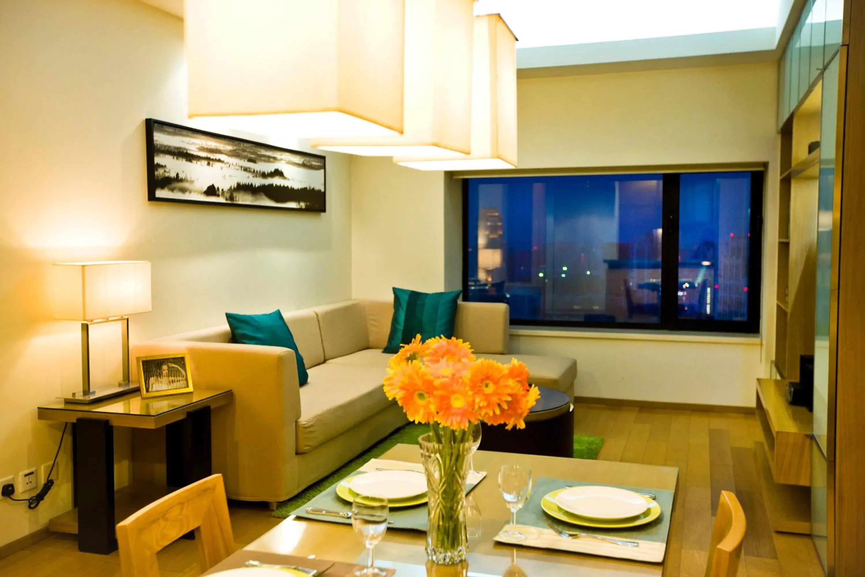Living room in Somerset International Building Tianjin Living room in Somerset International Building Tianjin