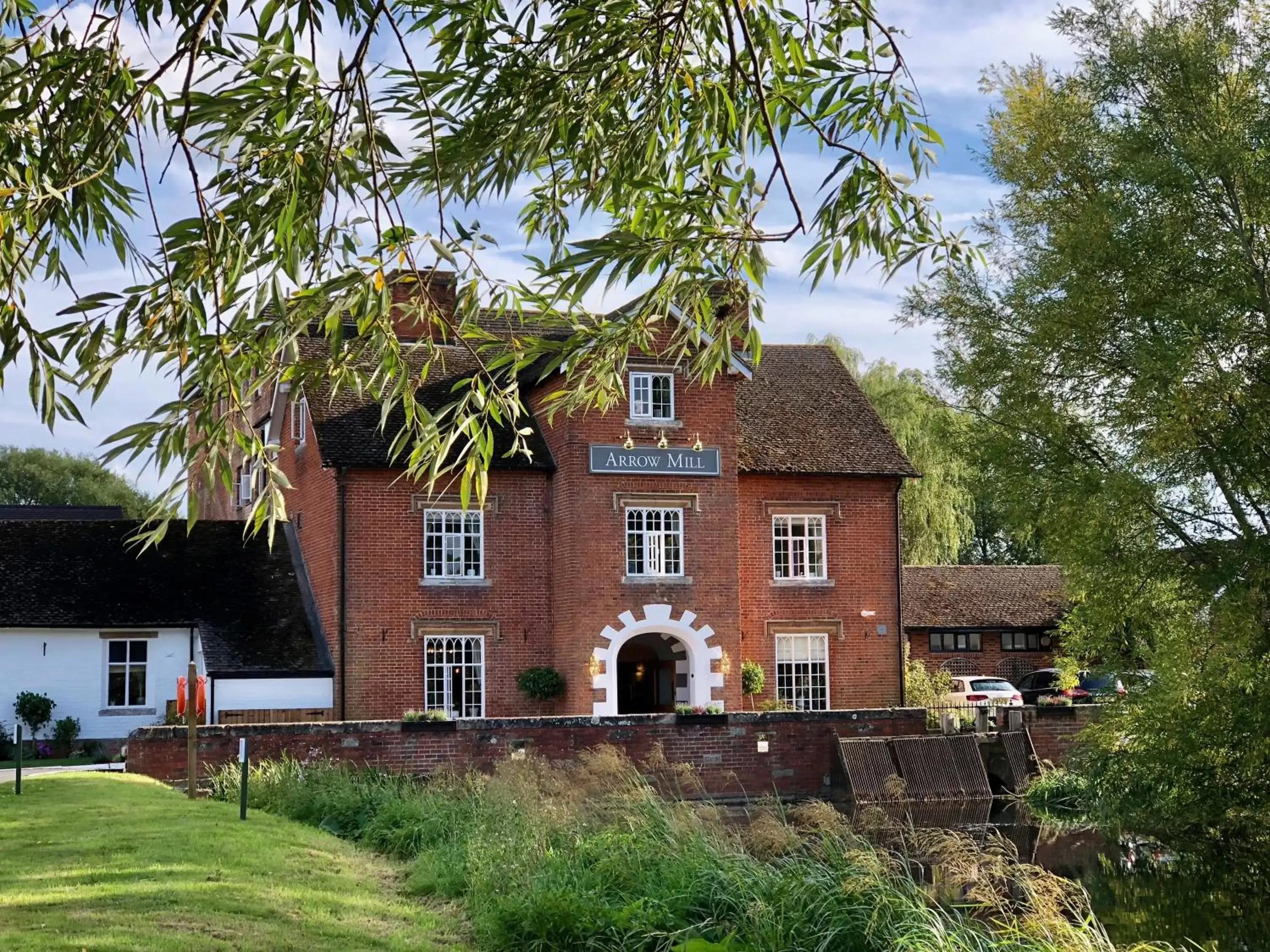 Facade/entrance, Property Building in Arrow Mill- Brunning and Price