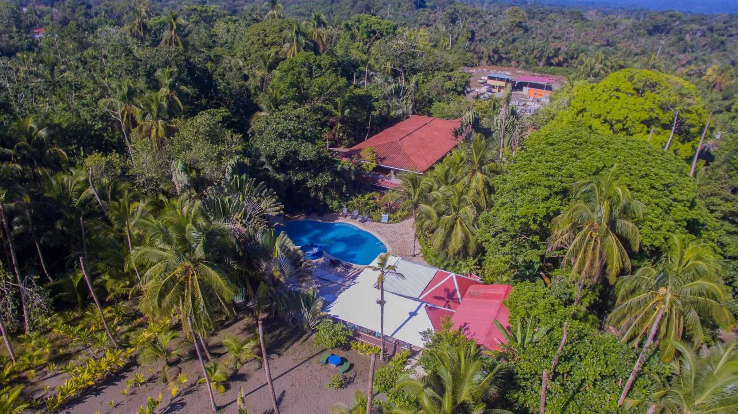 Bird's eye view, Pool View in Hotel Playa Westfalia