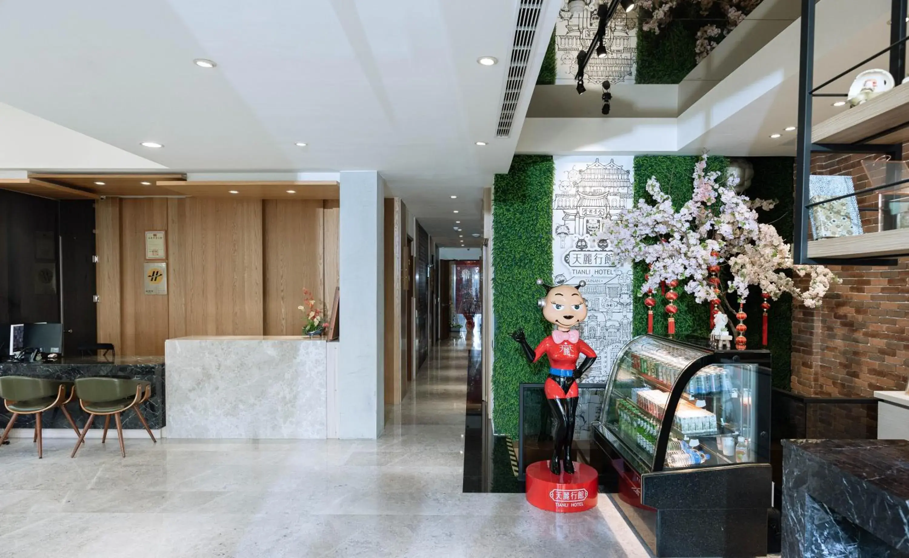 Lobby or reception, Lobby/Reception in Tianli Hotel