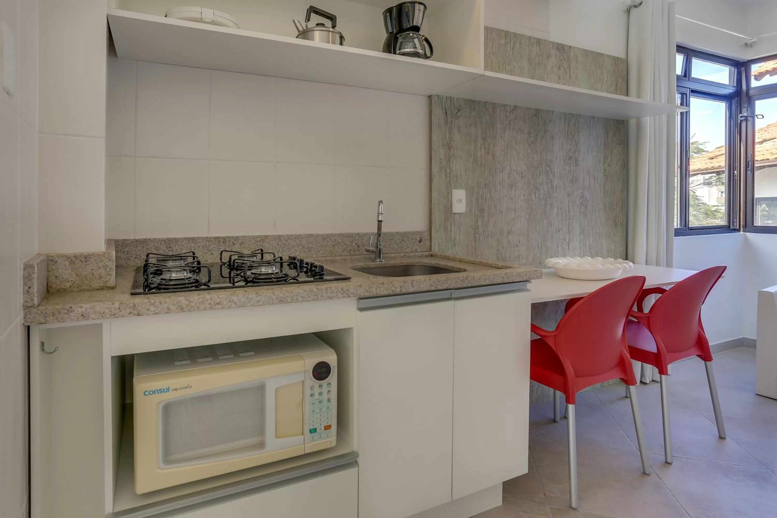 Kitchen or kitchenette in Pousada Atlantique