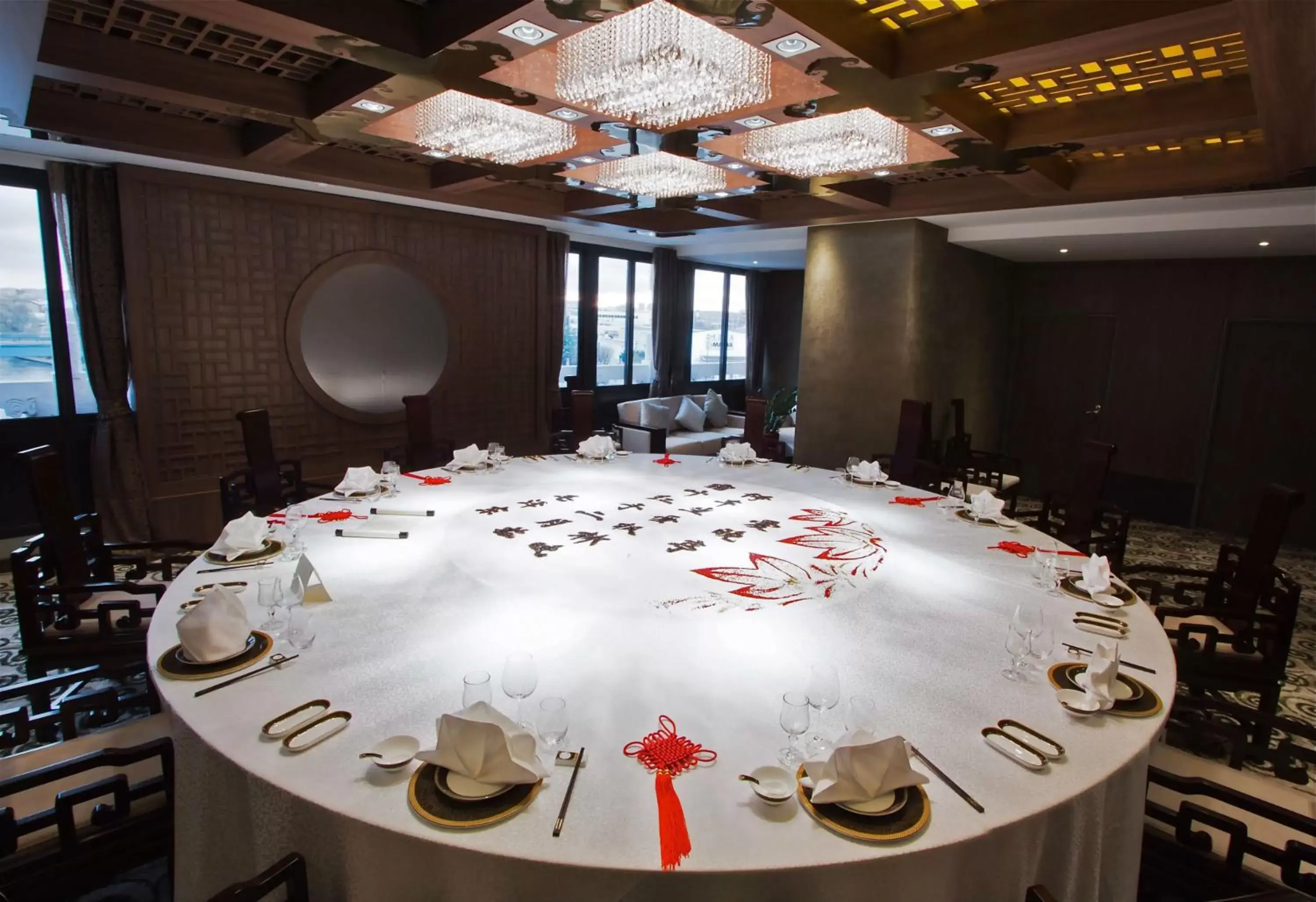 Dining area, Banquet Facilities in Hôtel Huatian Chinagora