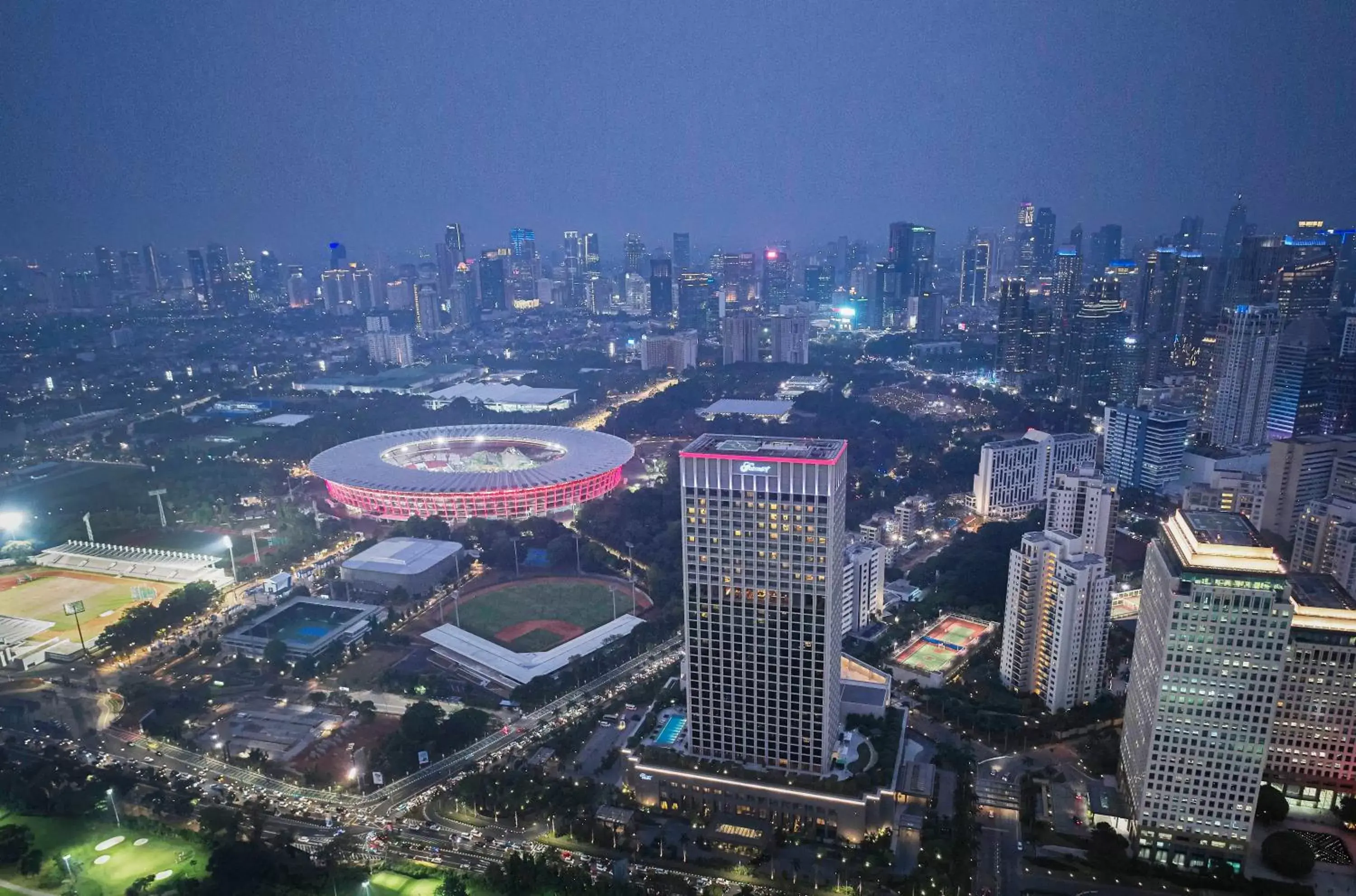 Property building, Bird's-eye View in Fairmont Jakarta