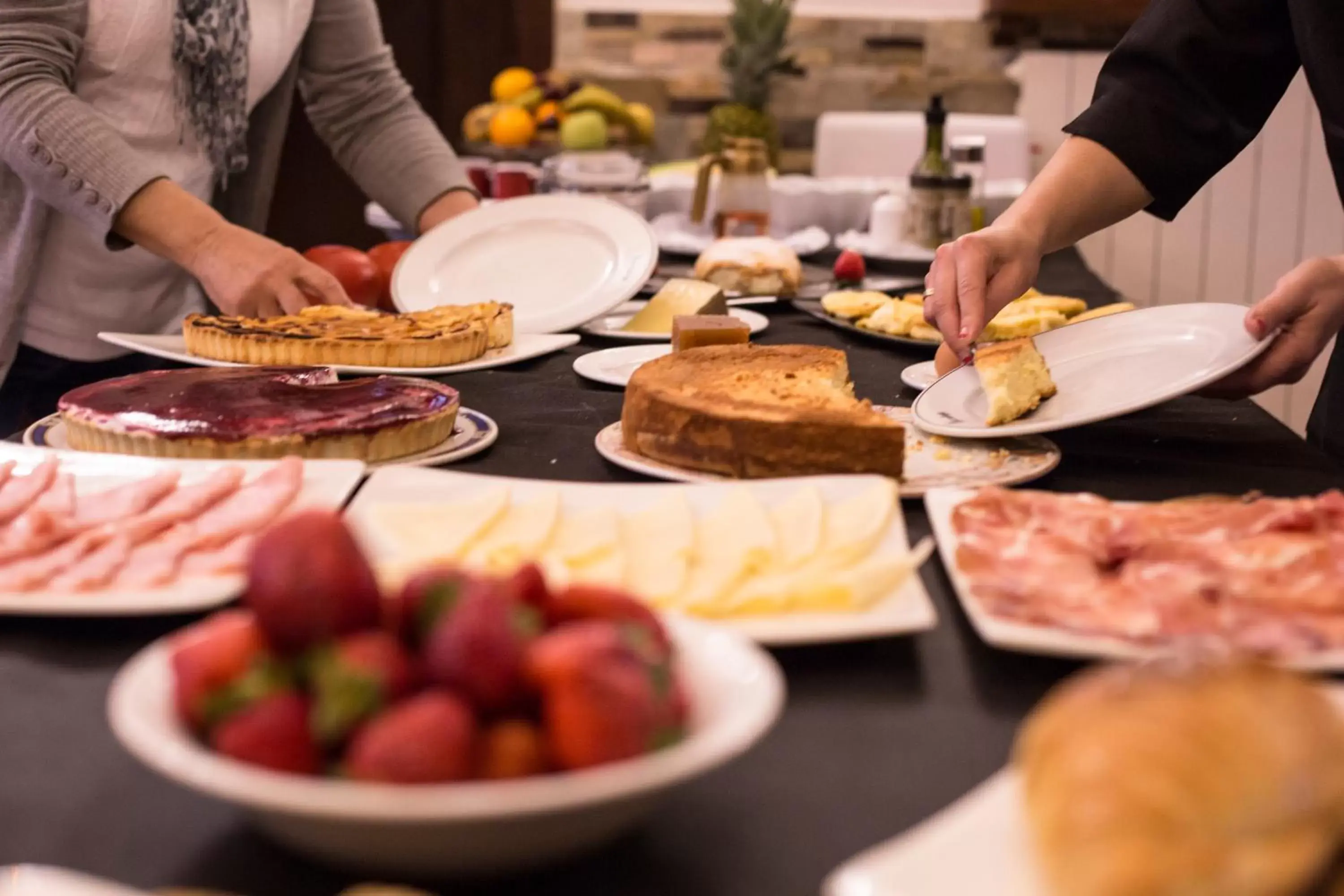 Food in Hotel Larrañaga