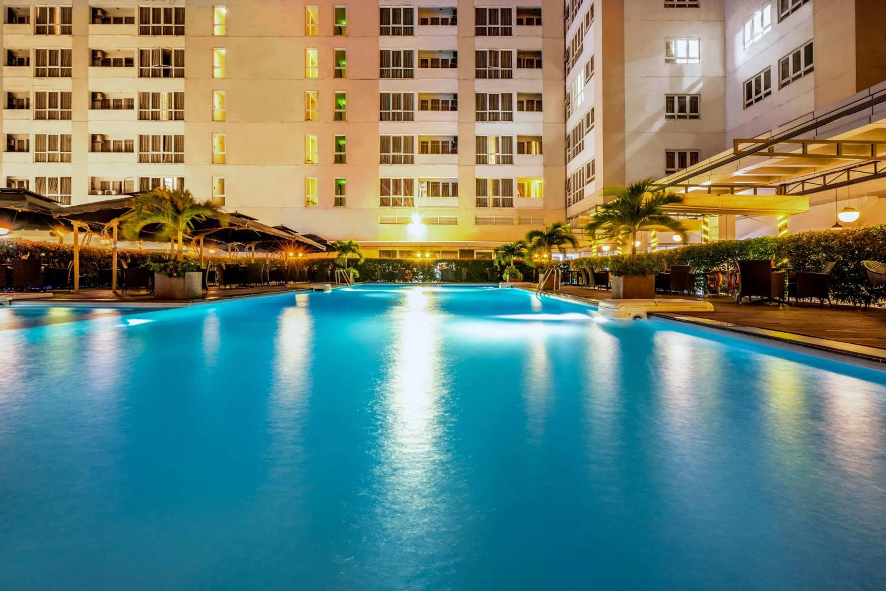 Swimming pool in Becamex Hotel Thu Dau Mot
