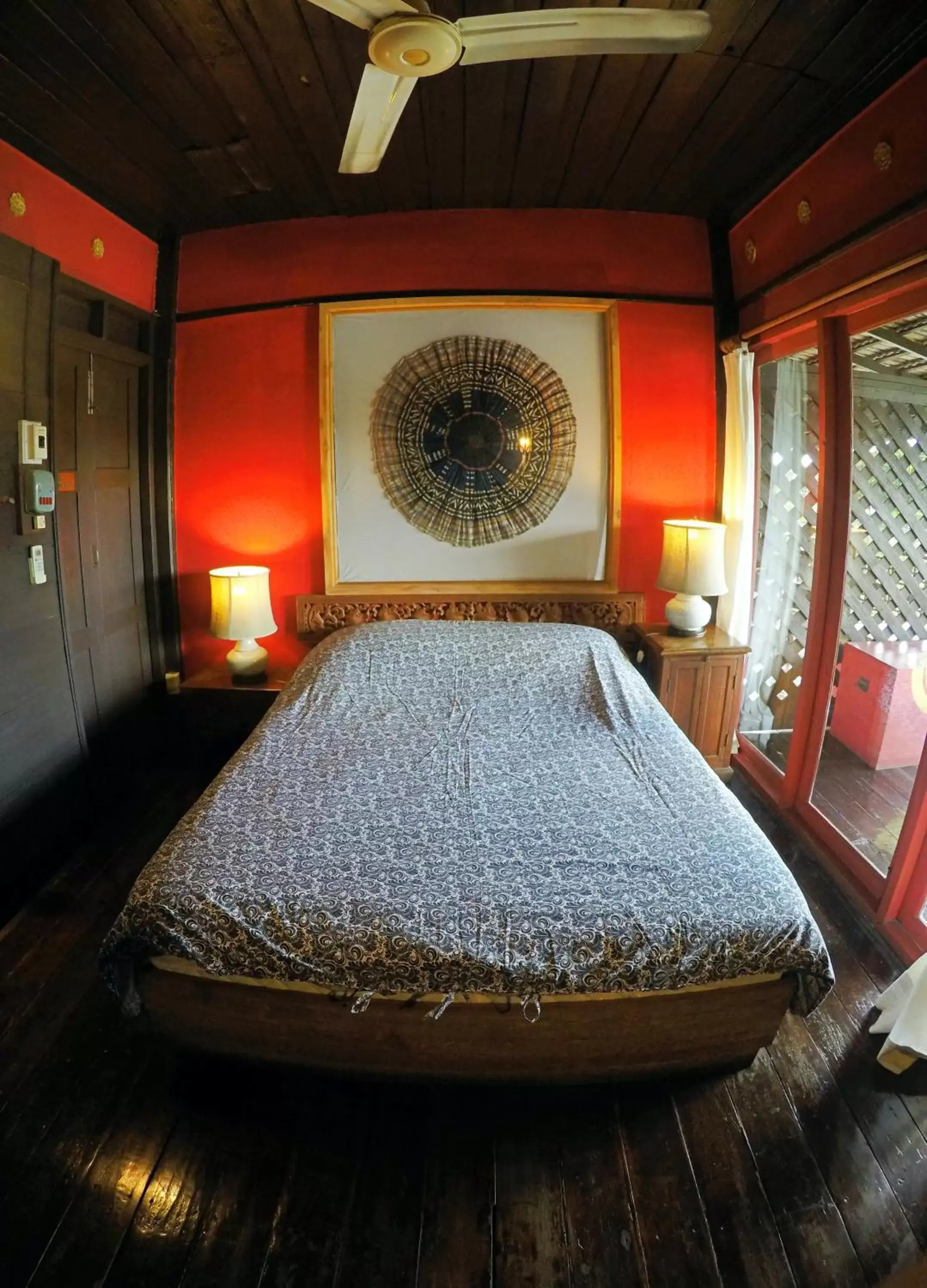 Bed in The Riverside Guest House