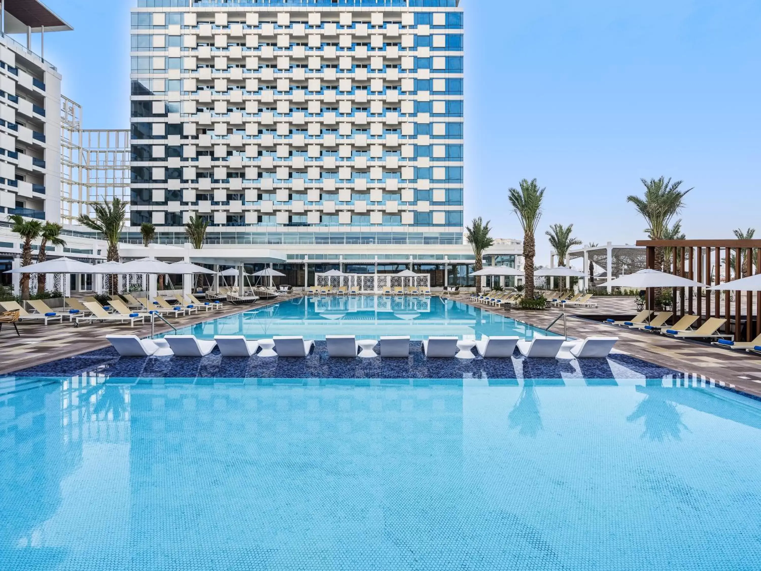 Property building, Swimming Pool in Rixos Gulf Hotel Doha - All Inclusive
