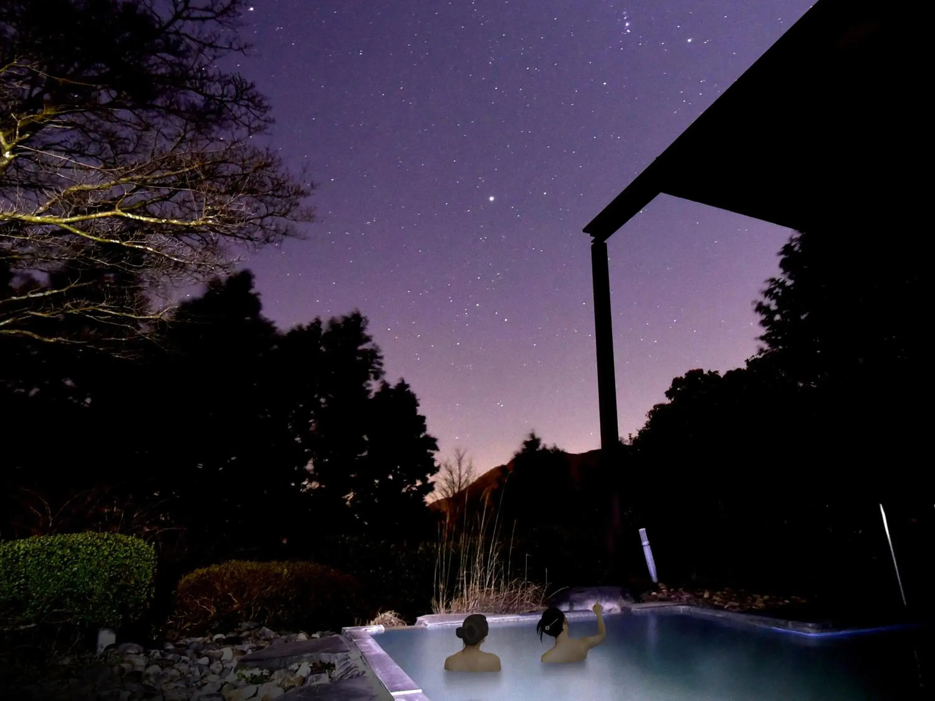 Hot Spring Bath in Hakone Yunohana Prince Hotel