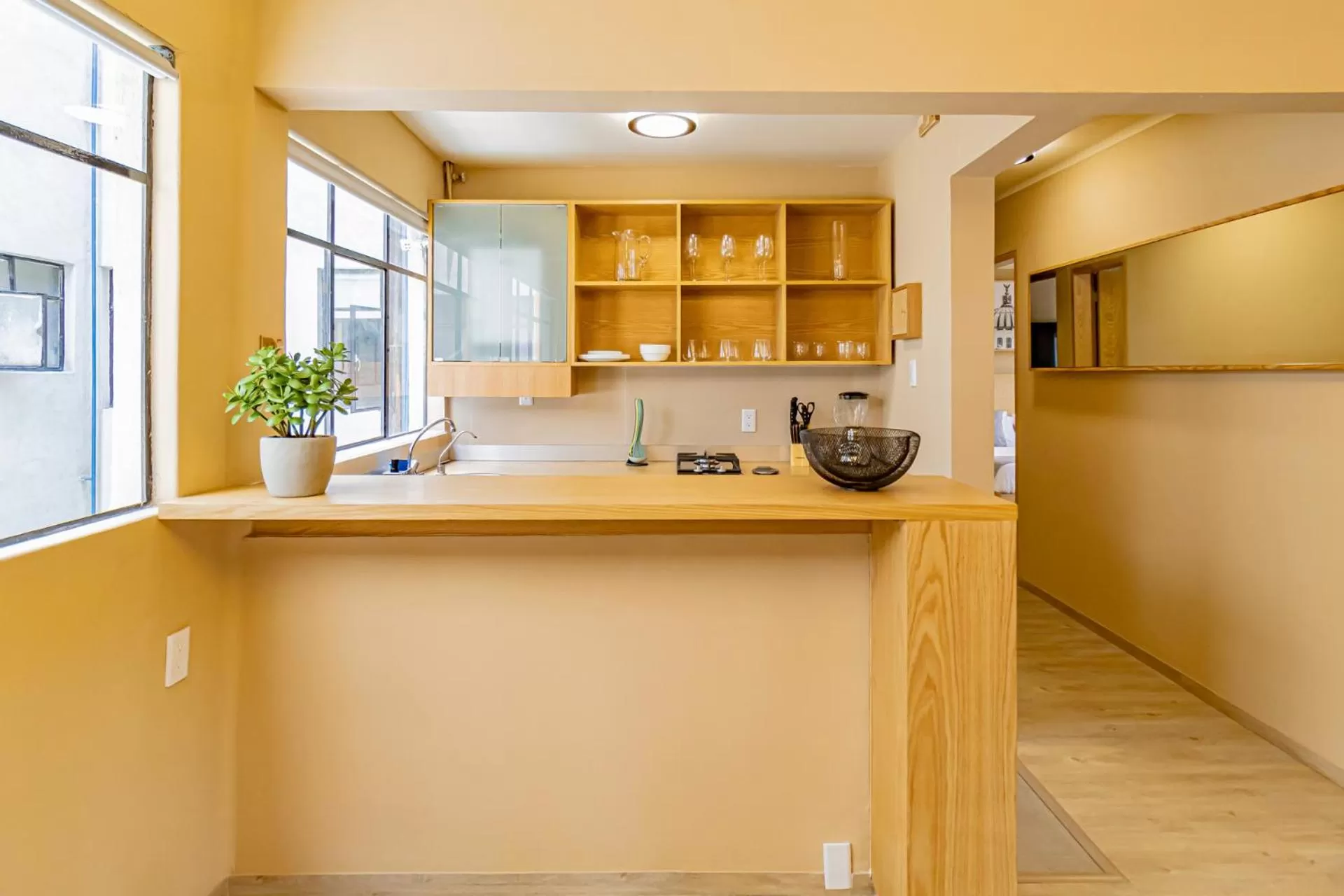 Kitchen or kitchenette in Mi Zona Lodging WTC