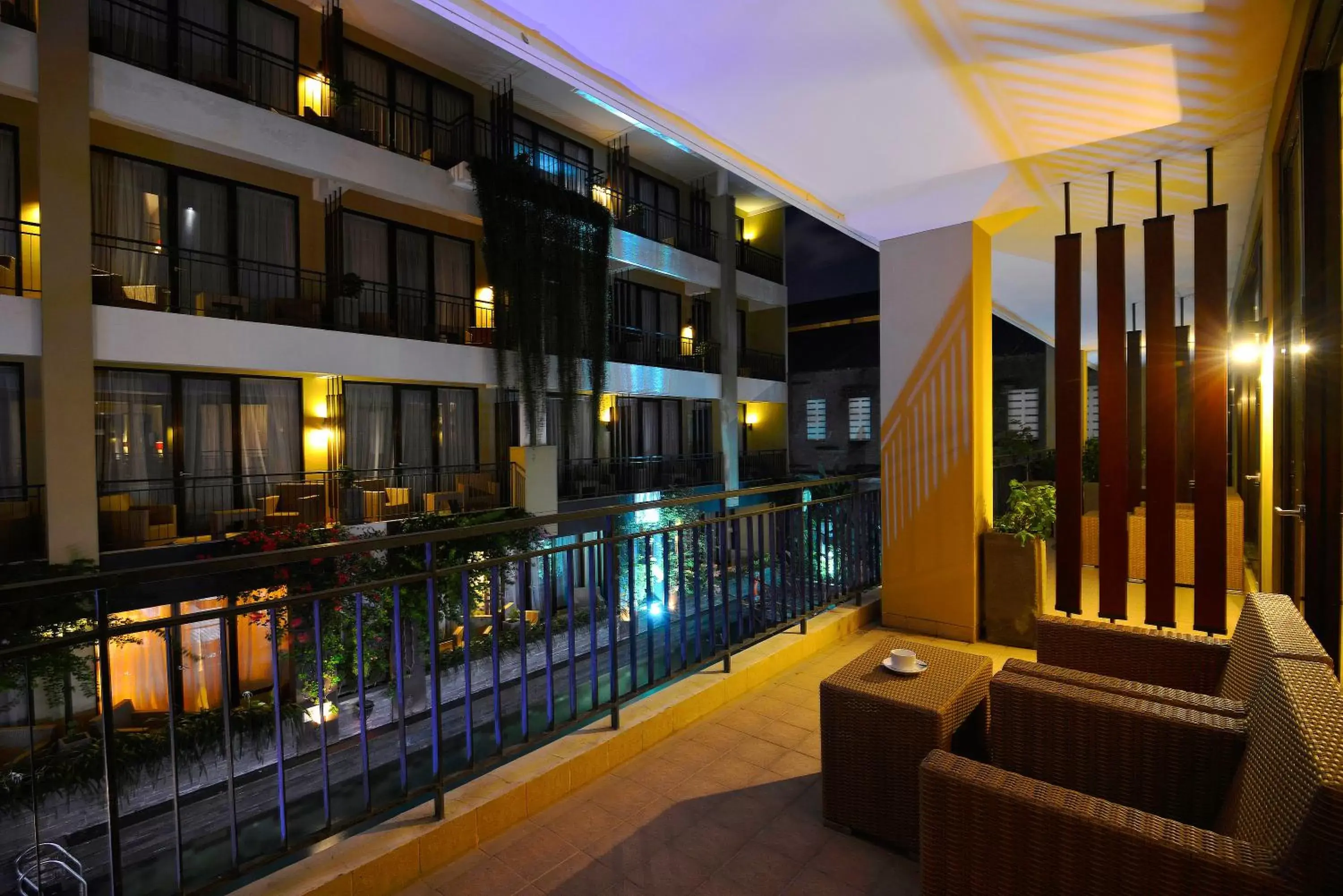 Balcony/Terrace in 100 Sunset Kuta Hotel & Ballroom