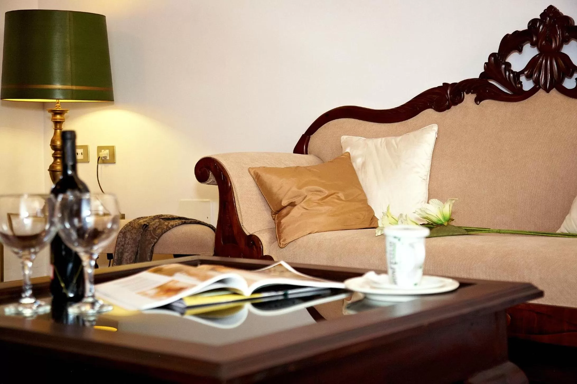 Seating area in Hotel Emblemático San Agustin