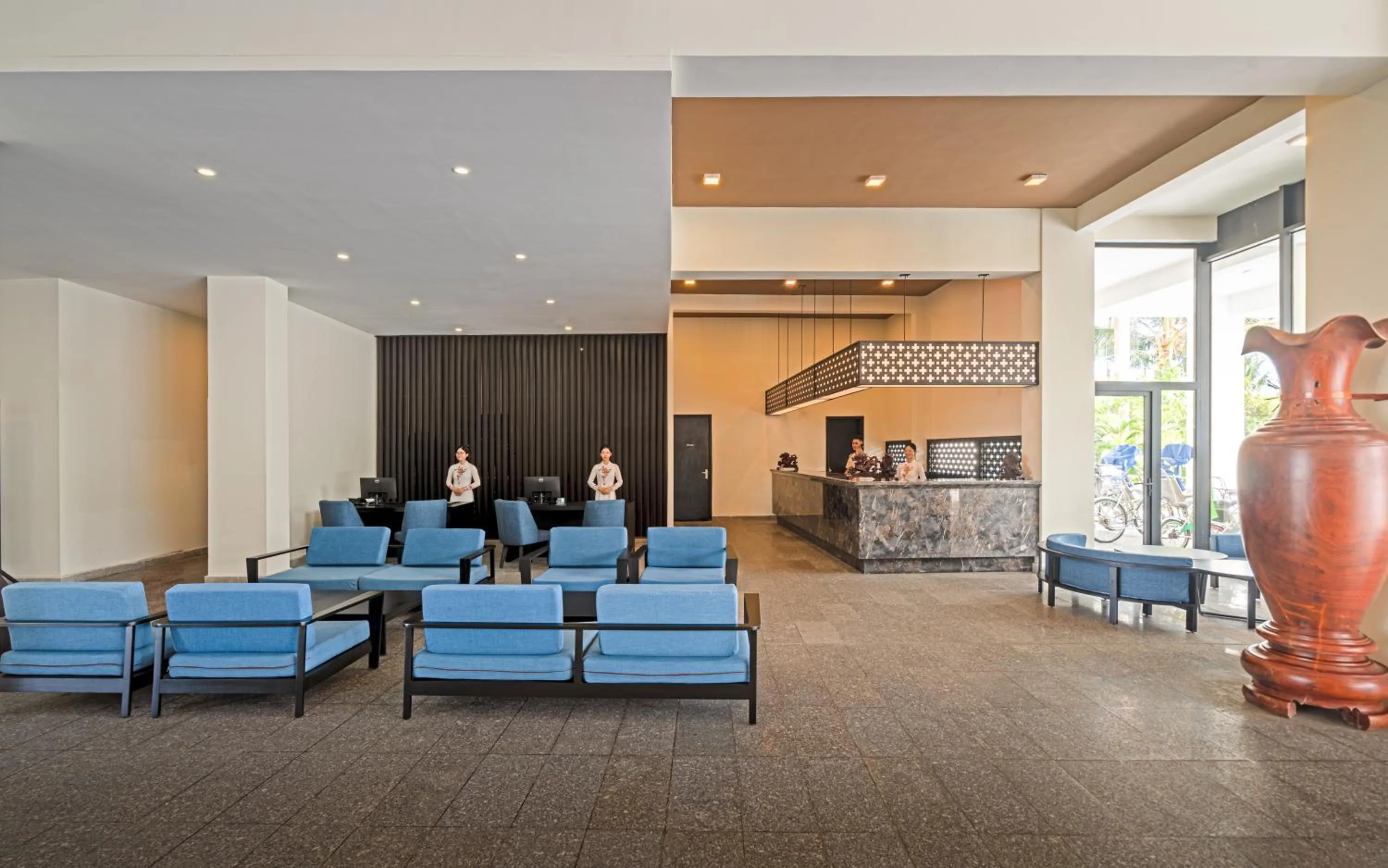 Lobby or reception in Grandvrio Ocean Resort Danang