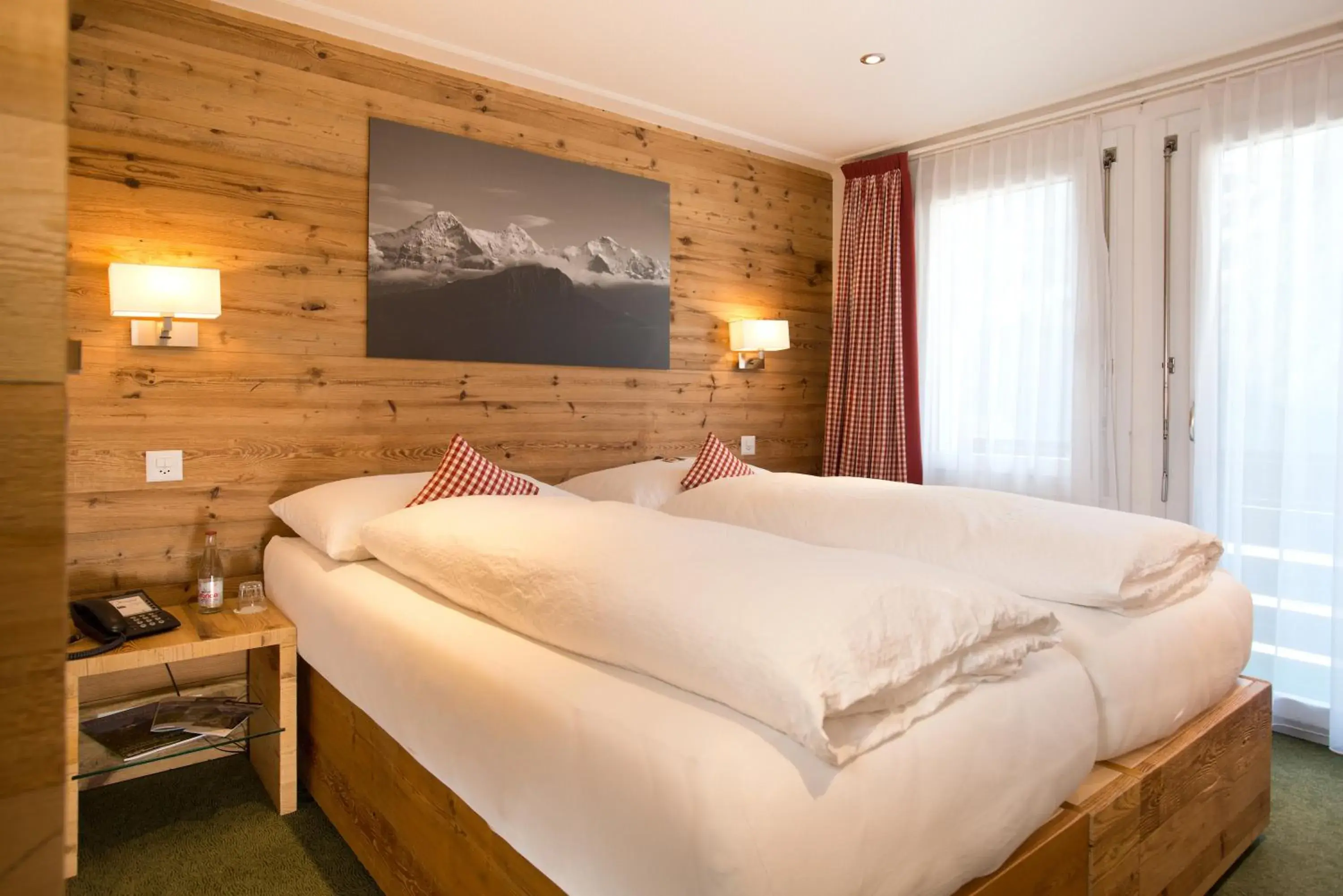 Small Double Room Eiger View in Hotel Bernerhof Grindelwald