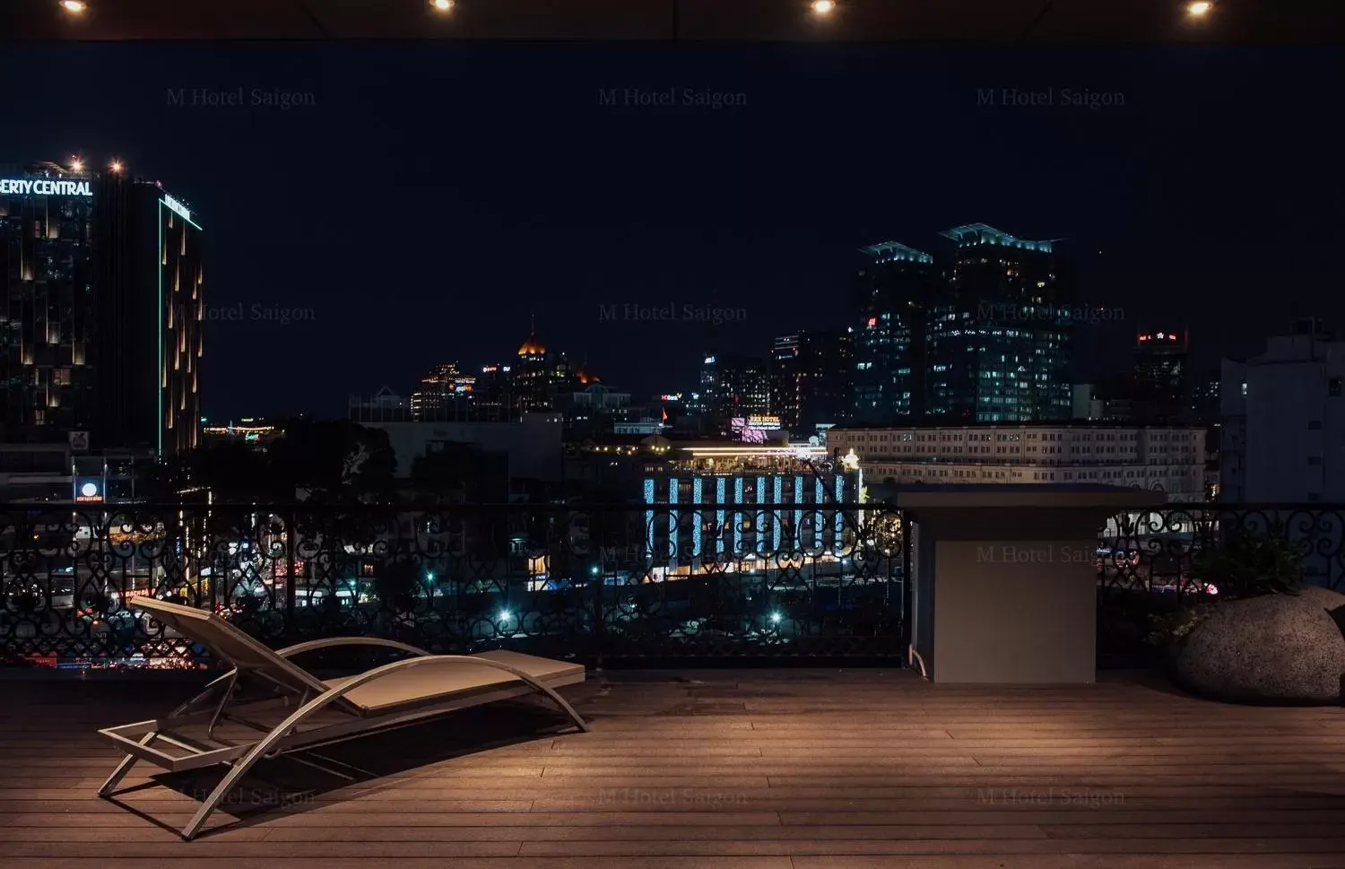 City view in M Hotel Saigon City view in M Hotel Saigon