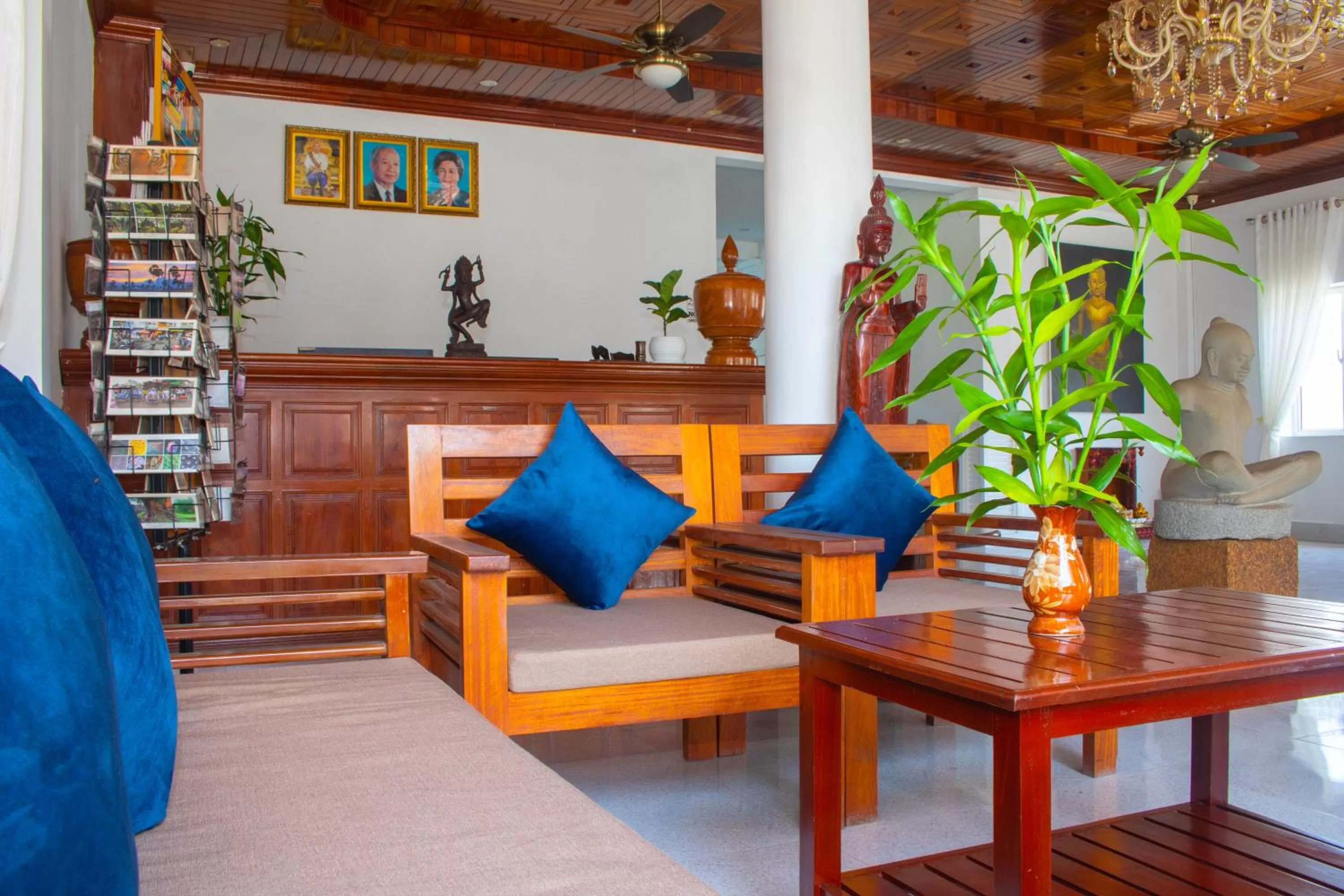 Seating area in The Blanc Residence