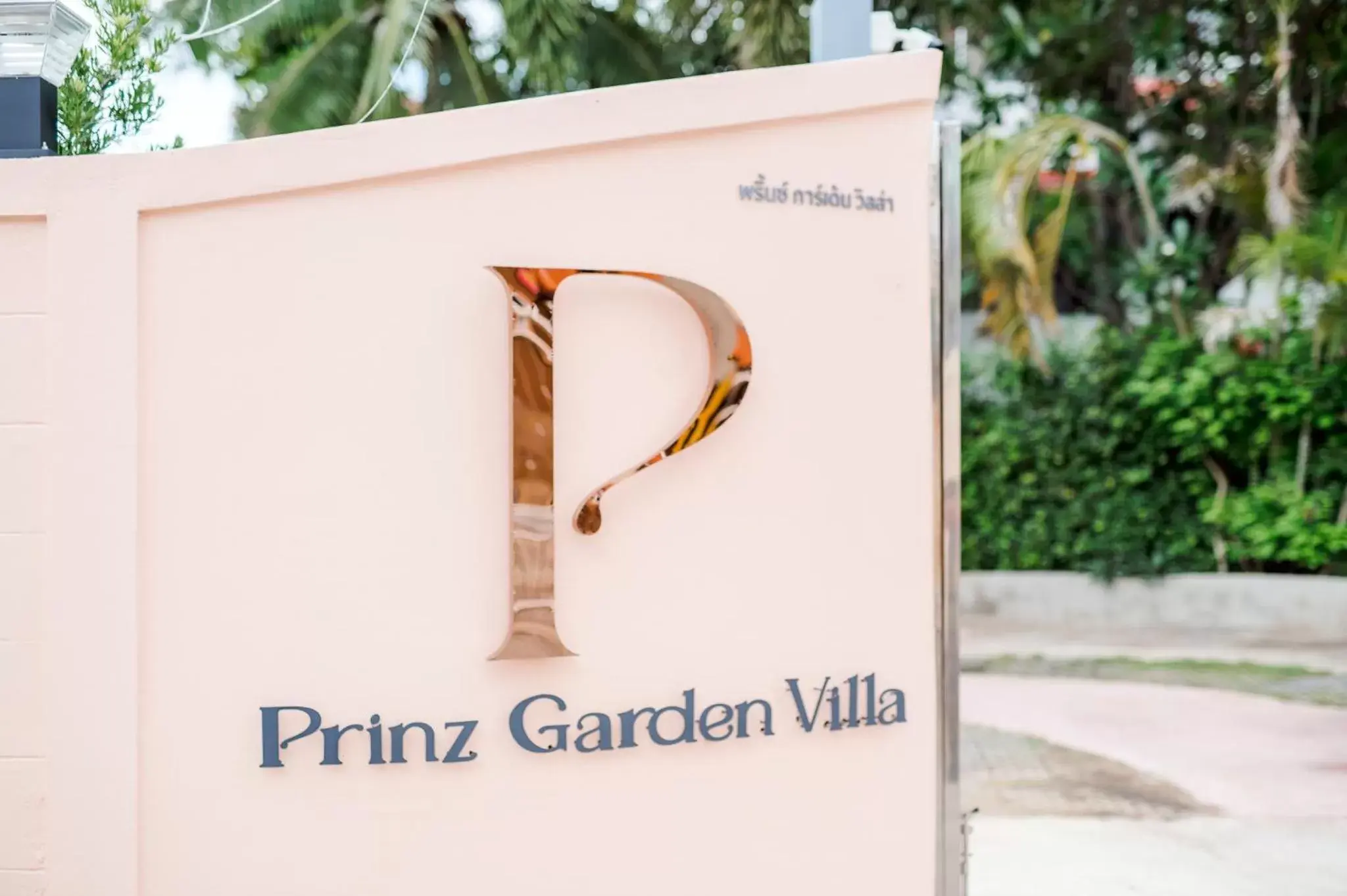 Property Logo/Sign in Prinz Garden Villa