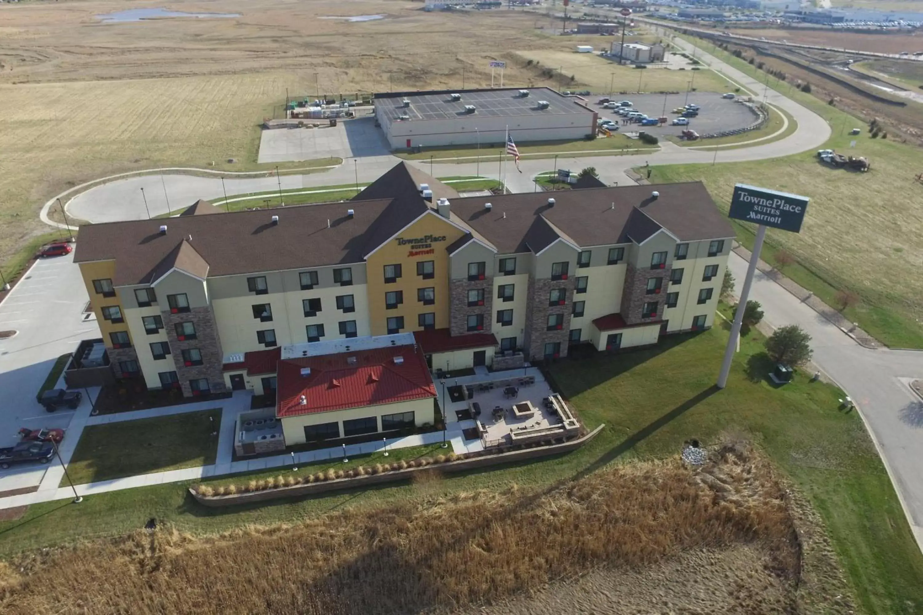 Property building, Bird's-eye View in TownePlace Suites by Marriott Lincoln North