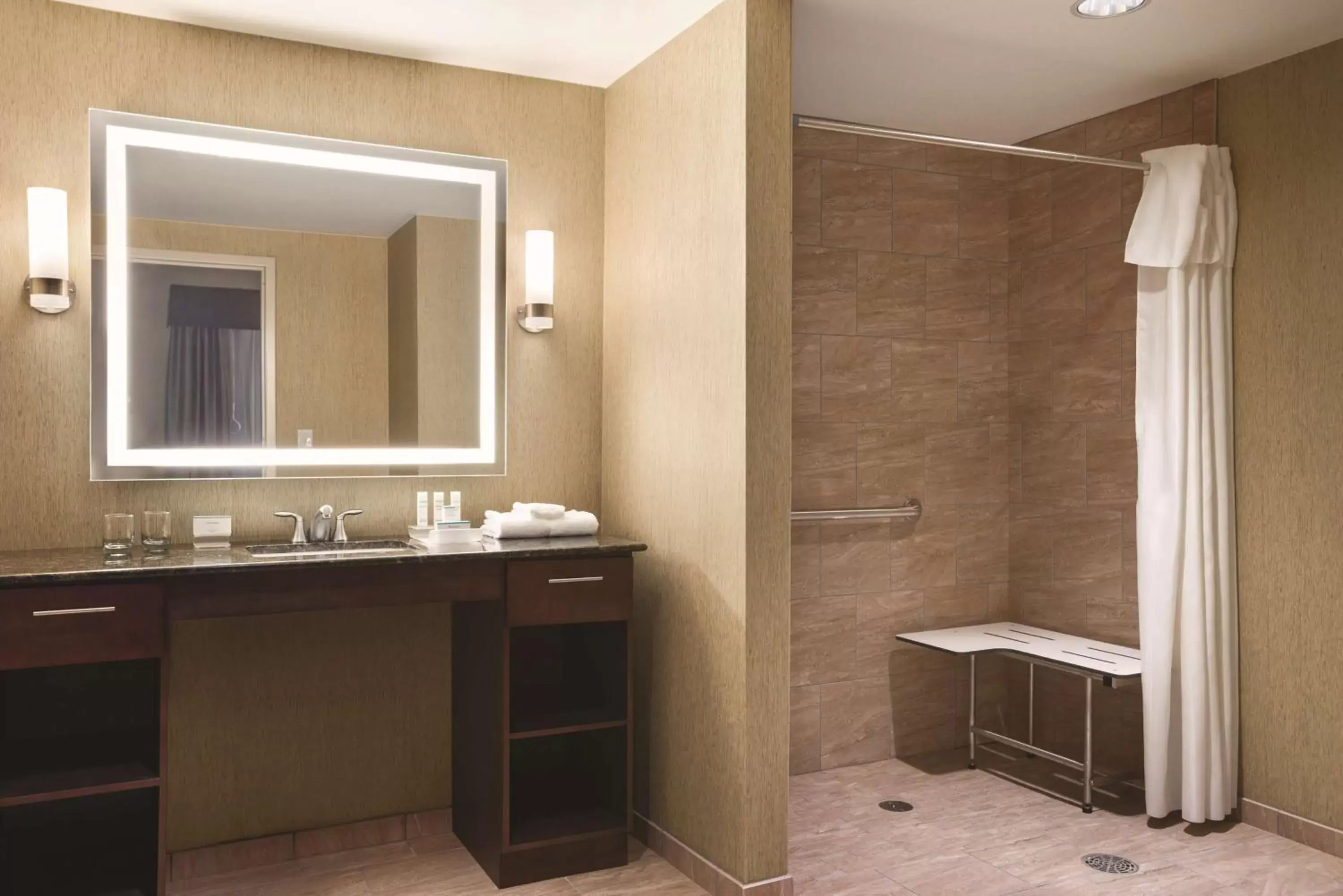 Bathroom in Homewood Suites by Hilton Ankeny