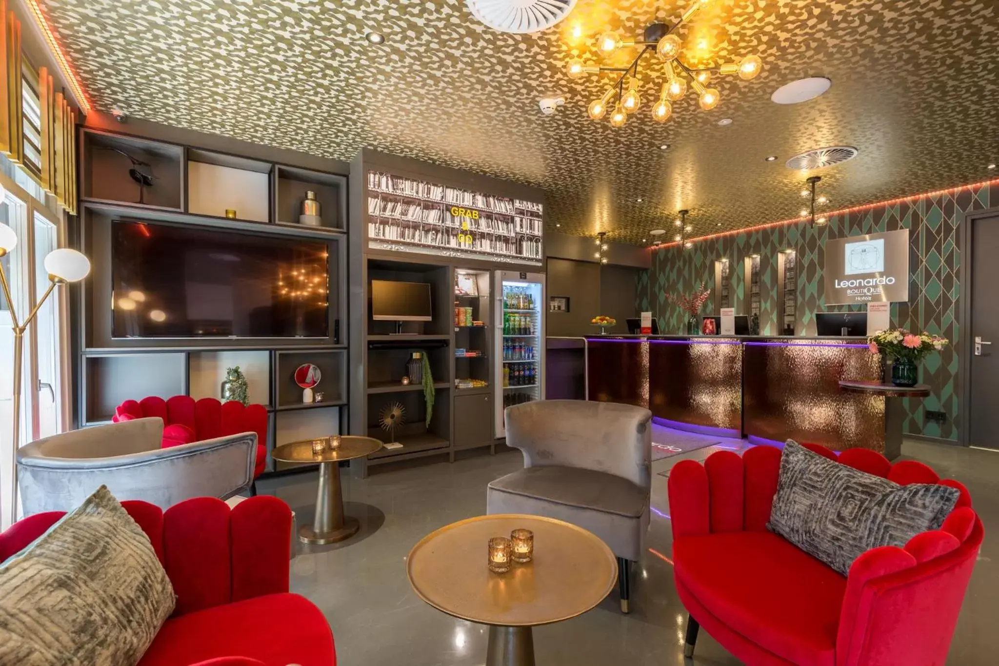 Lobby or reception, Lounge/Bar in Leonardo Boutique Museumhotel