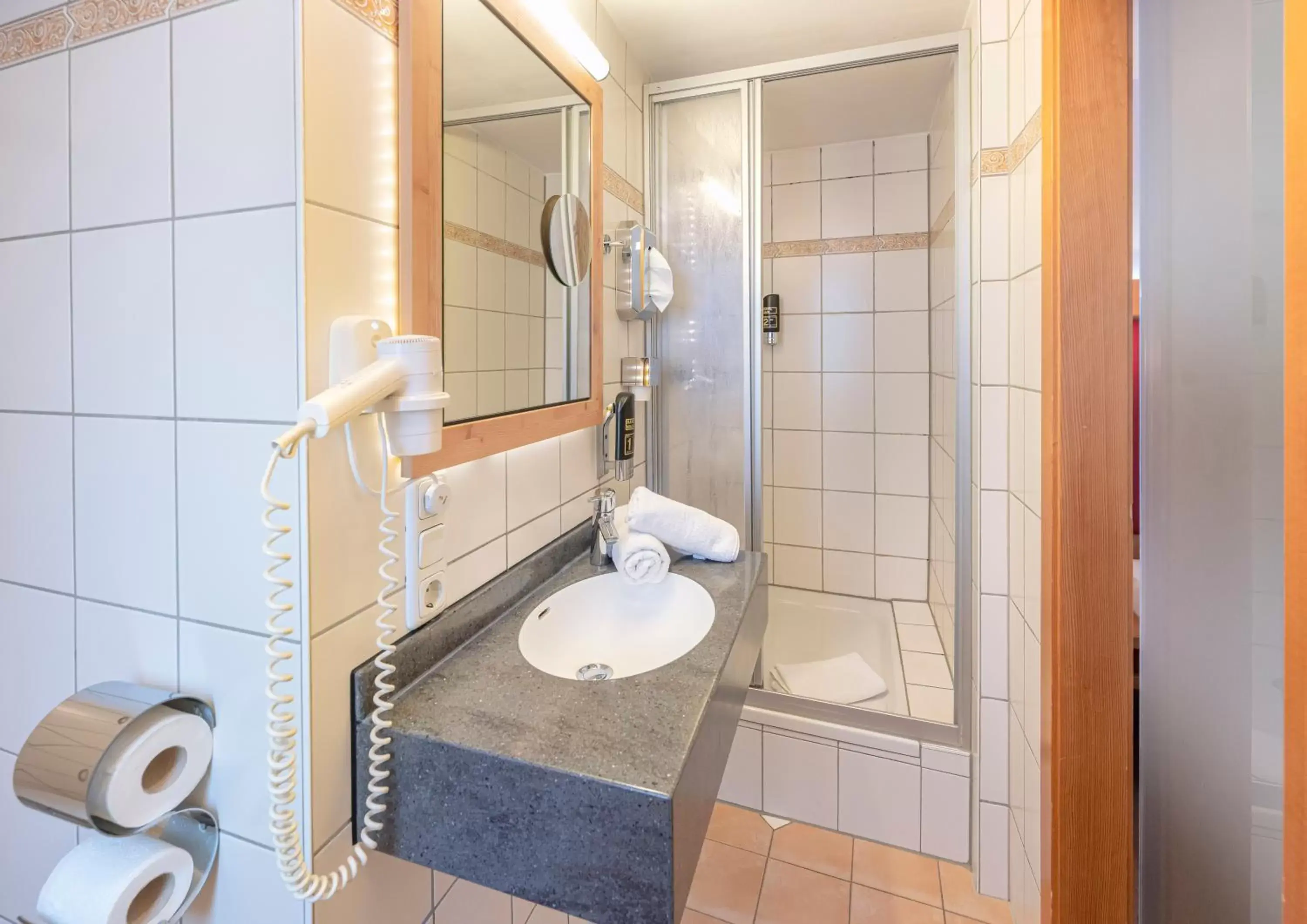 Bathroom in Hotel Eder