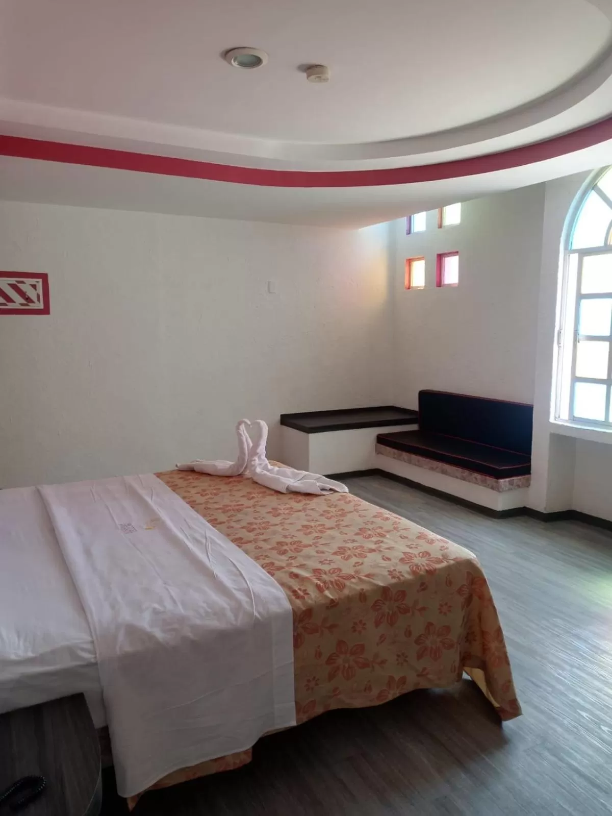 Bed in Hotel Afrodita