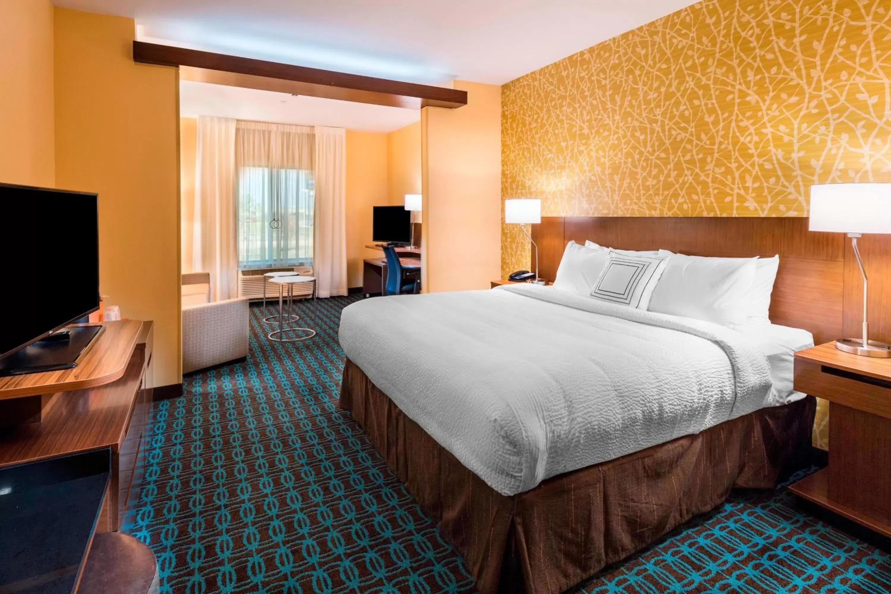 Bedroom, Bed in Fairfield Inn & Suites by Marriott Dallas Waxahachie