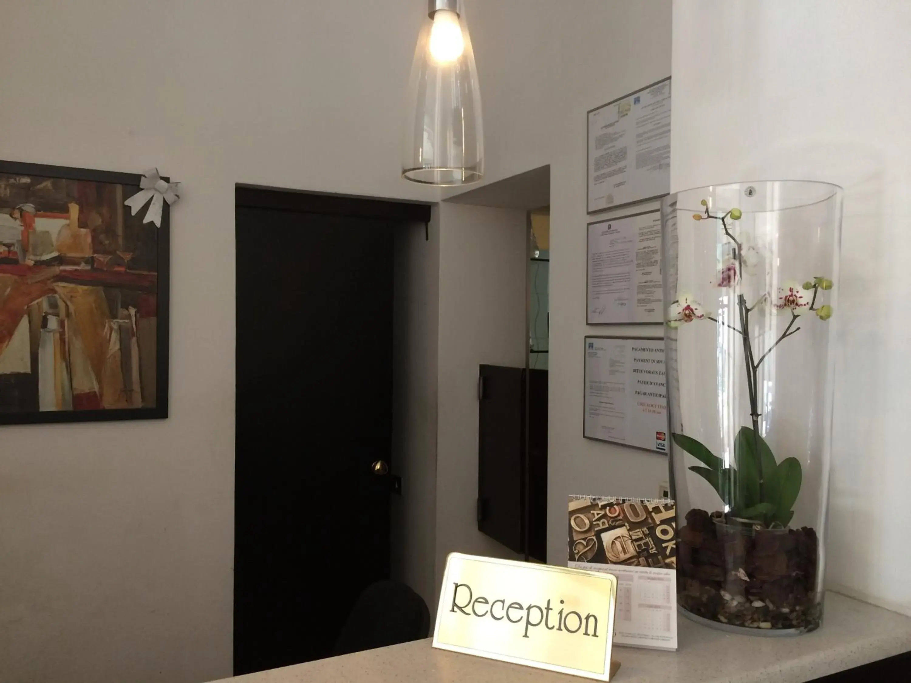 Lobby or reception in Hotel Paradiso Lobby or reception in Hotel Paradiso