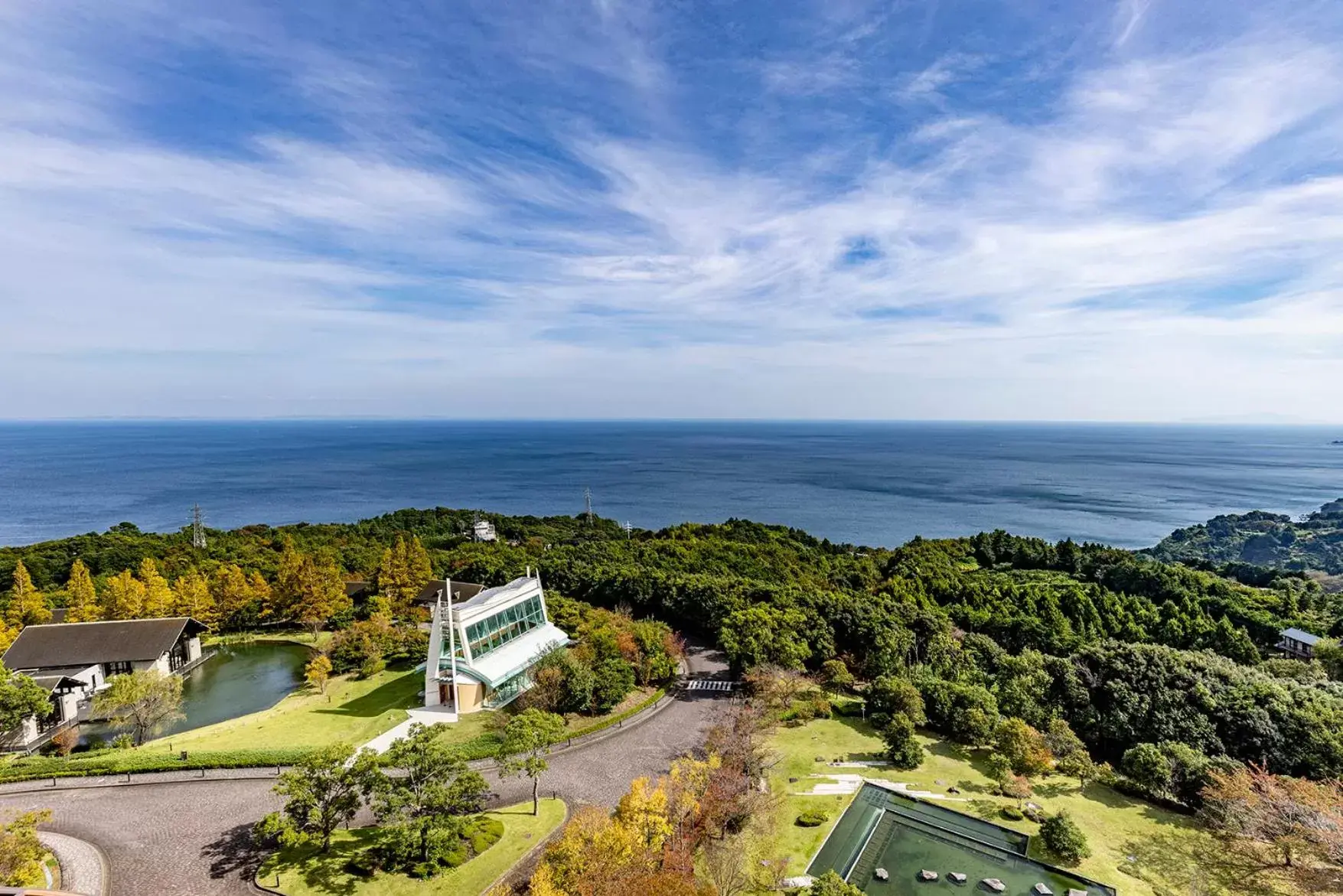 View (from property/room), Bird's-eye View in Hilton Odawara Resort & Spa