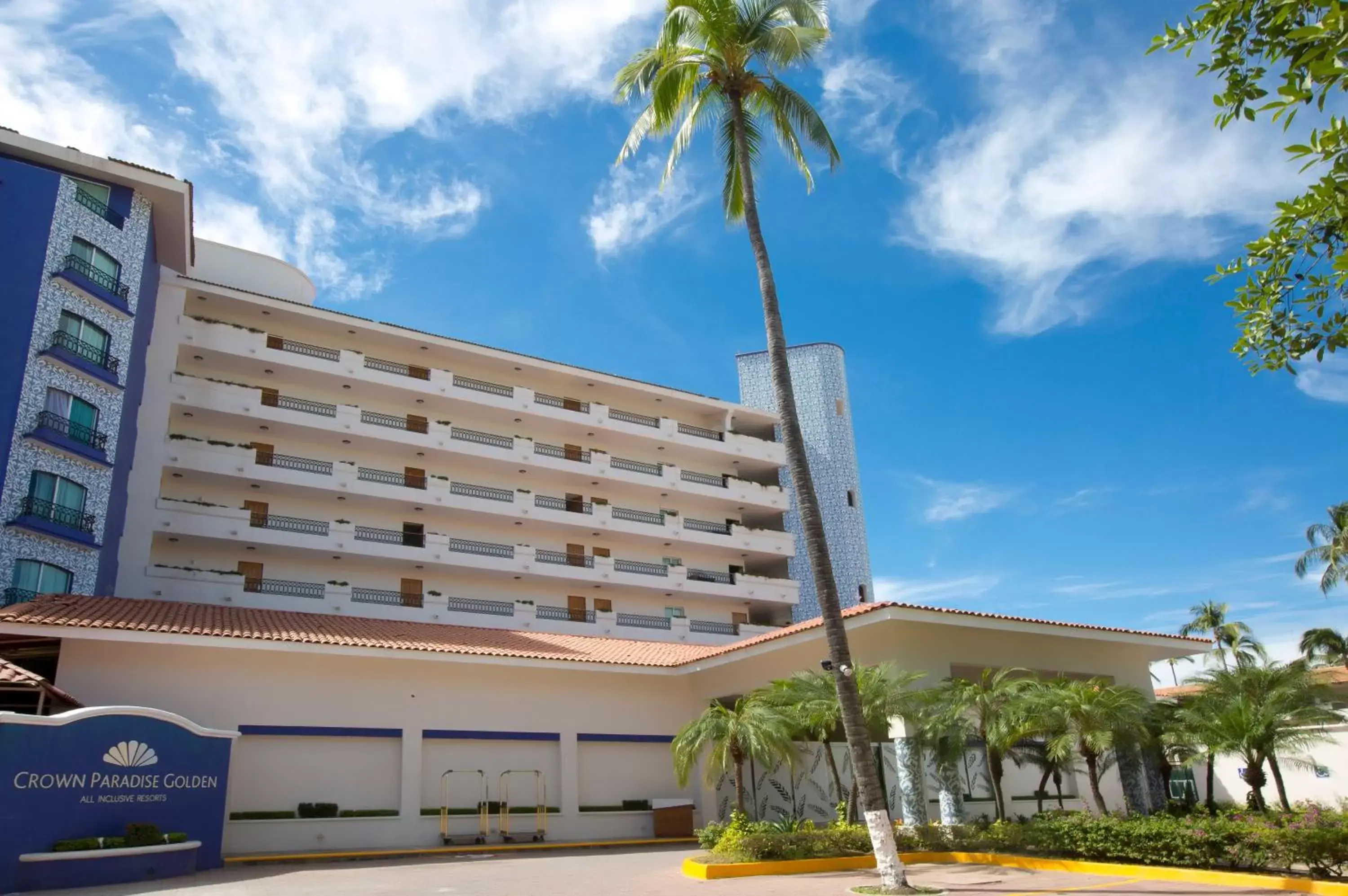 Facade/entrance, Property Building in Crown Paradise Golden All Inclusive Resort - Adults Only