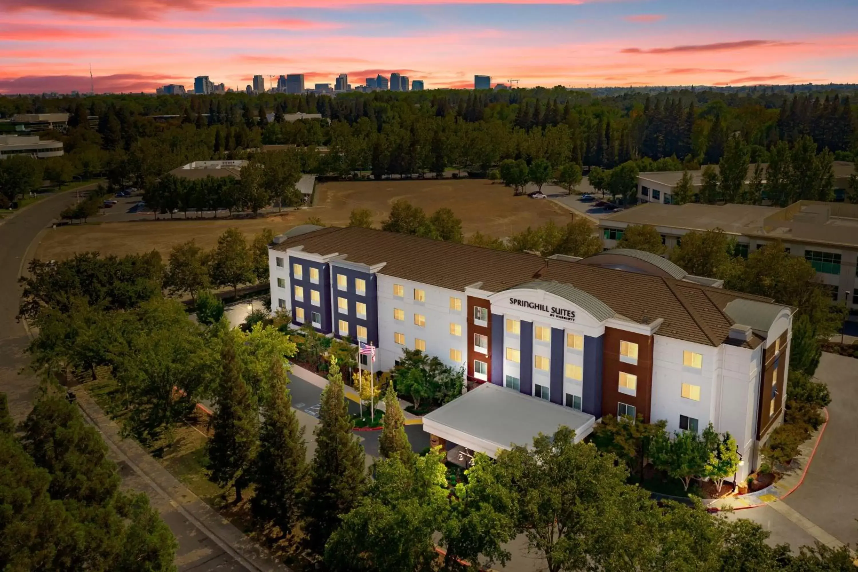 Property building, Bird's-eye View in SpringHill Suites by Marriott Sacramento Natomas
