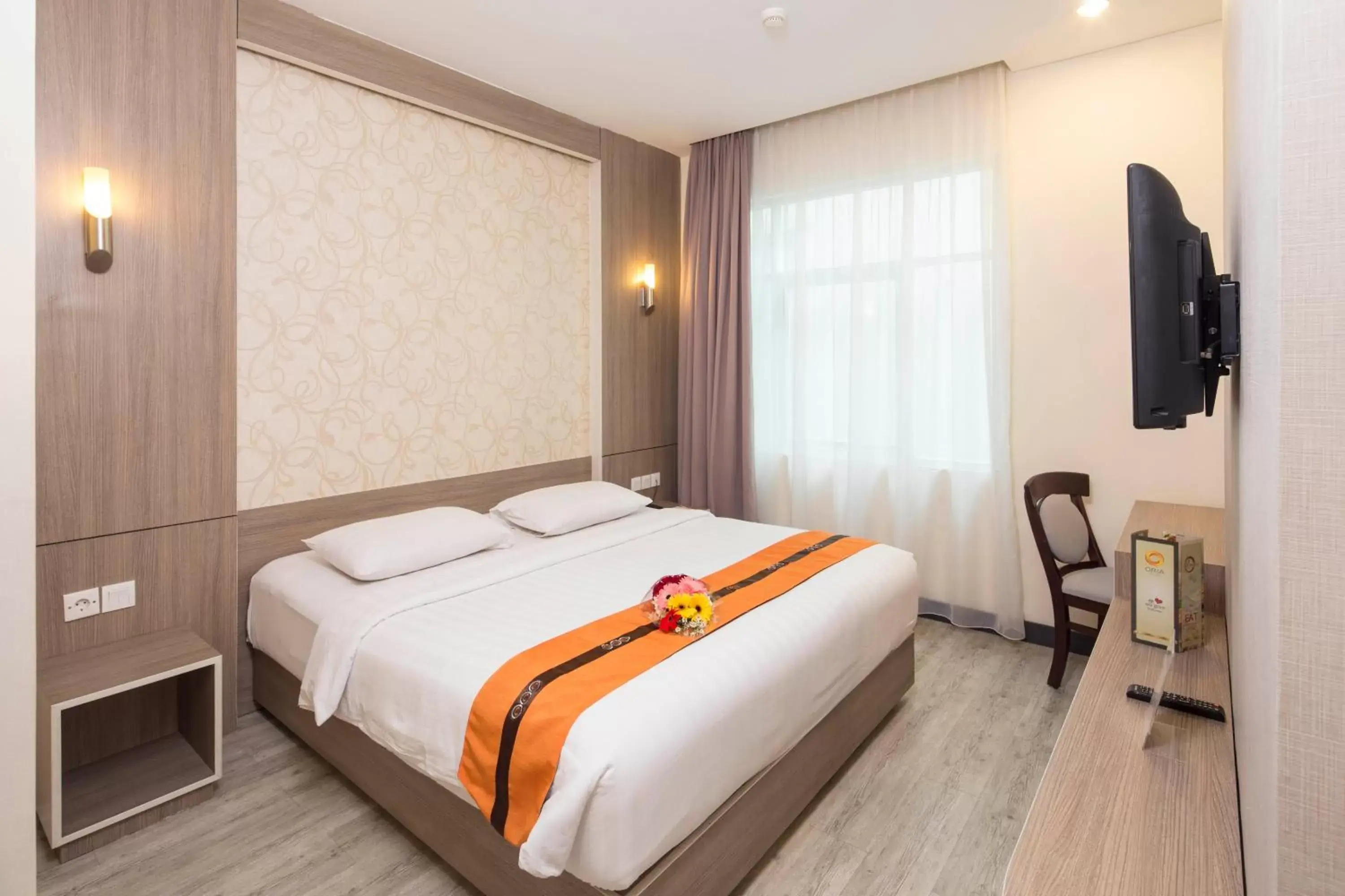Bed in Oria Hotel Jakarta