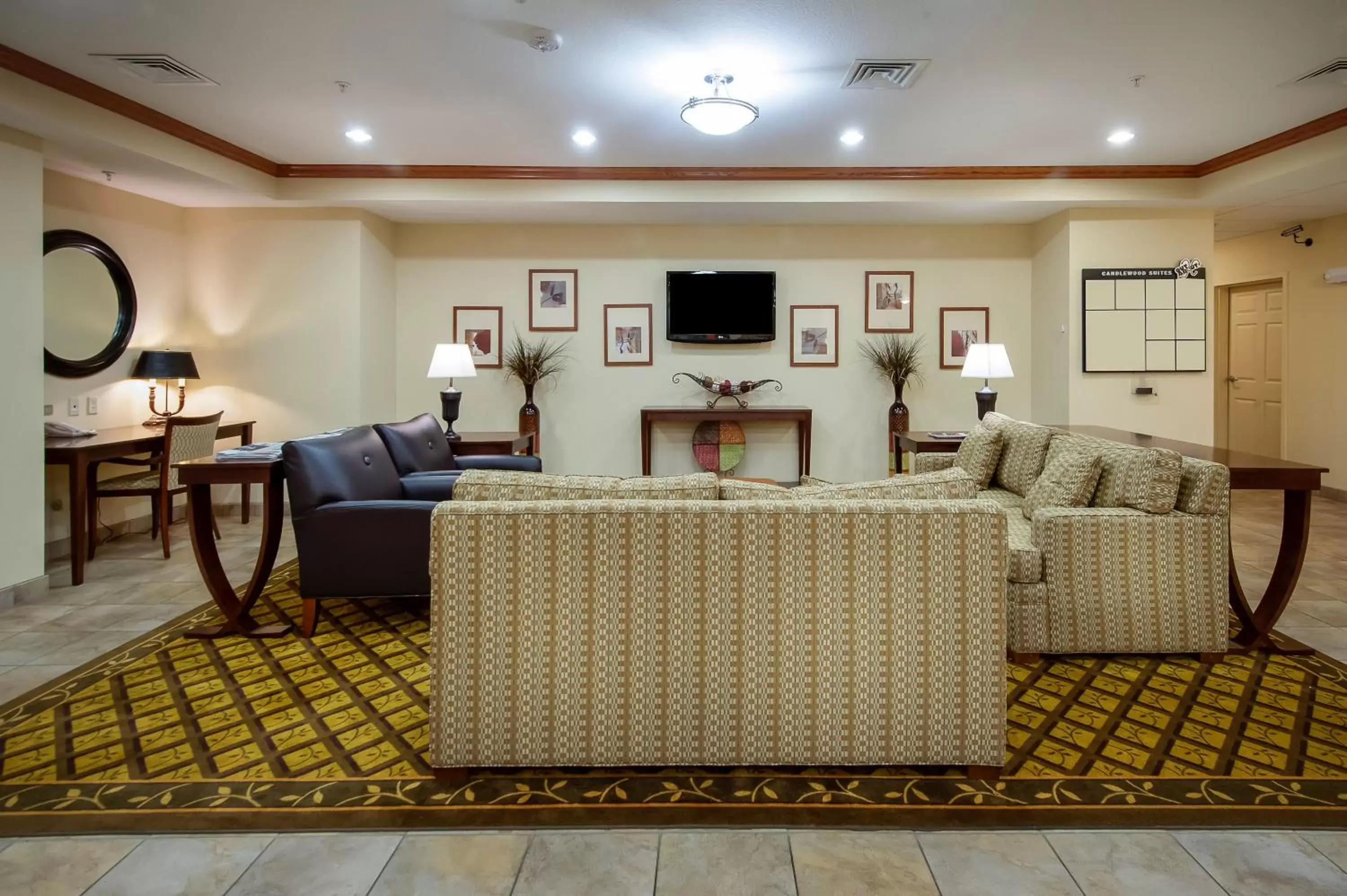 Lobby or reception, Seating Area in Candlewood Suites Fort Worth West, an IHG Hotel