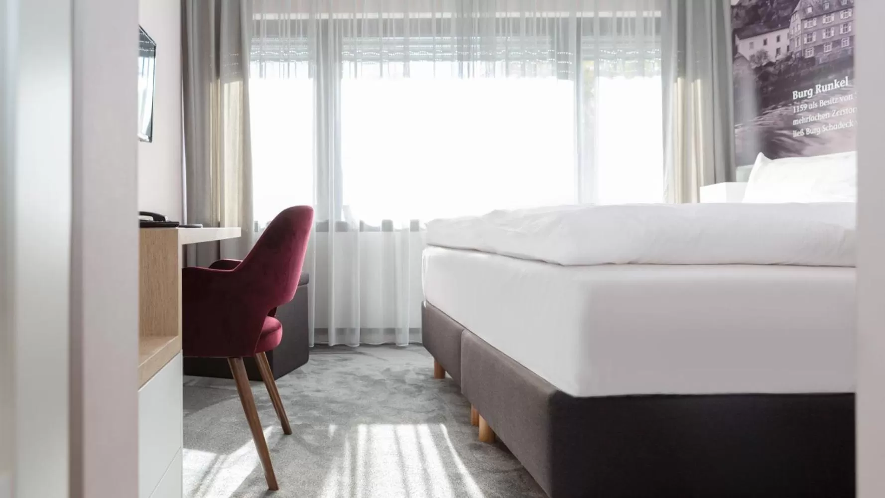 Bed in Hotel Huss Limburg