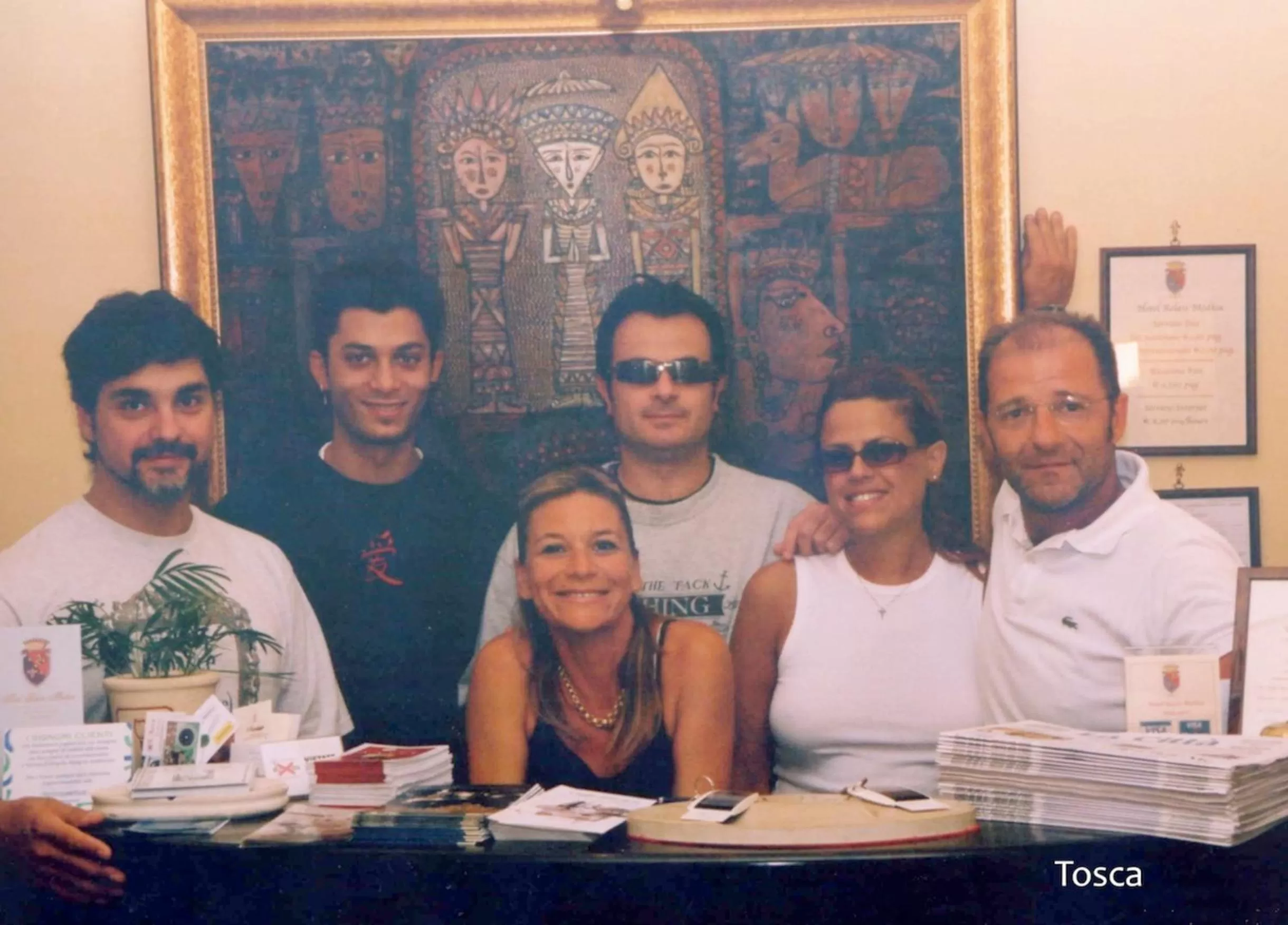 group of guests in Hotel Relais Modica