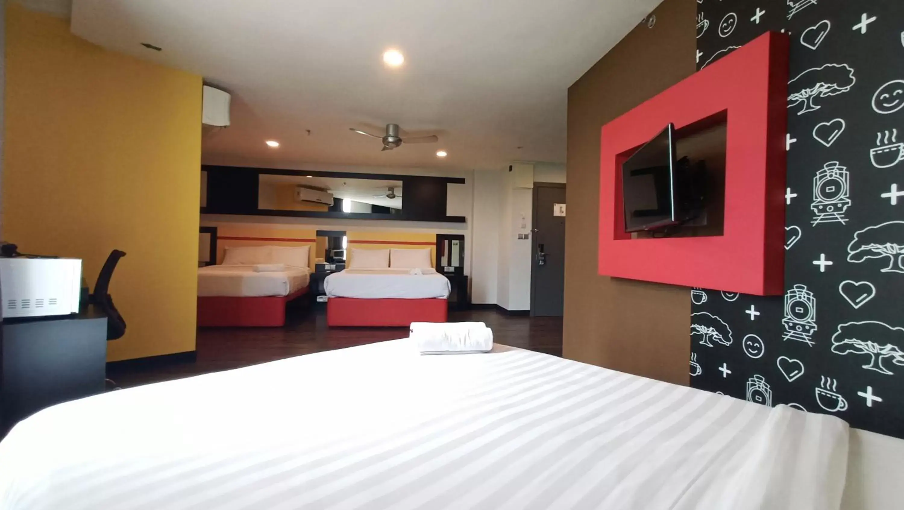 Photo of the whole room, Bed in Sense Hotel Taiping Photo of the whole room, Bed in Sense Hotel Taiping