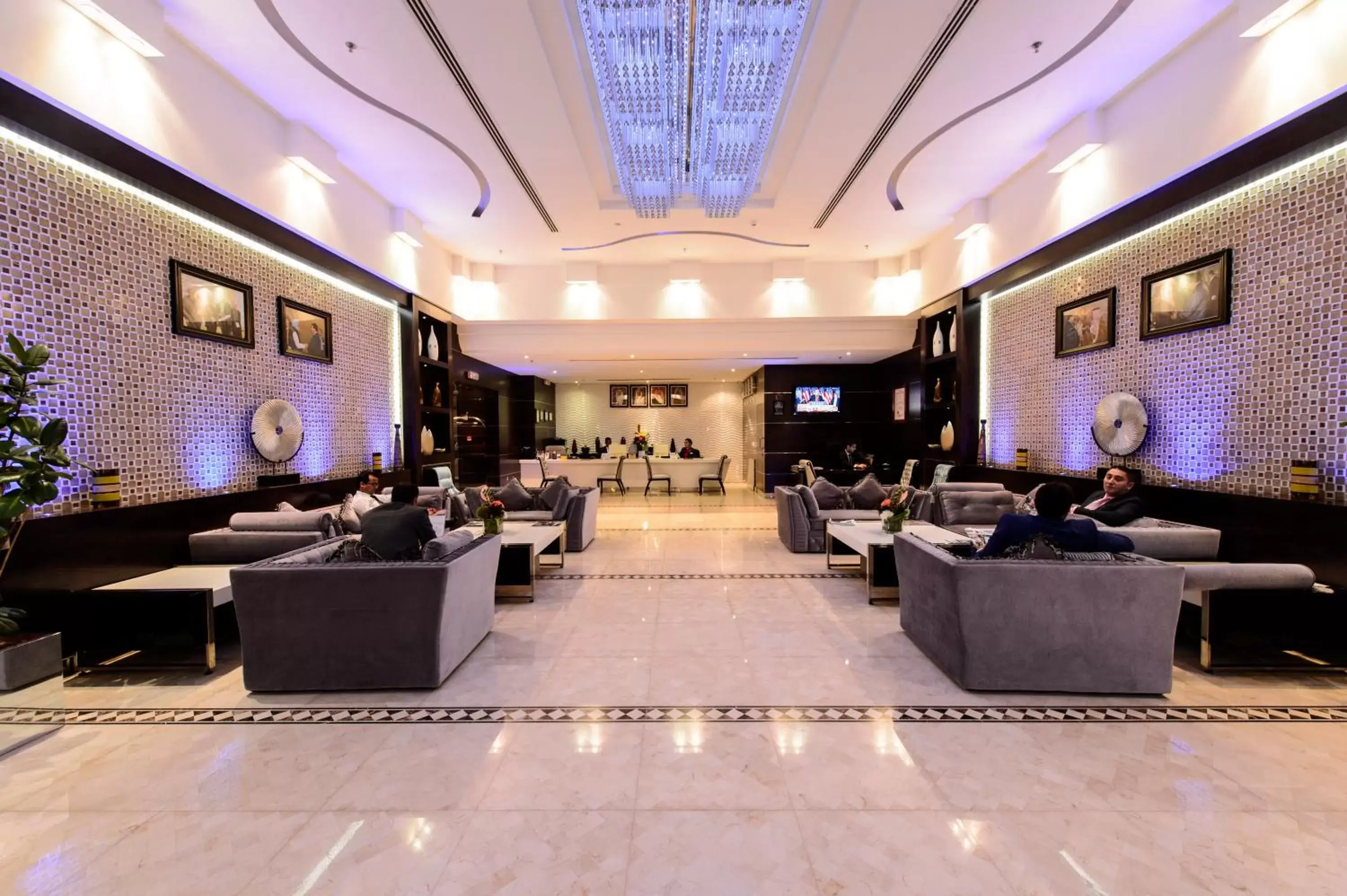 Lobby or reception in The Olive Hotel, Juffair