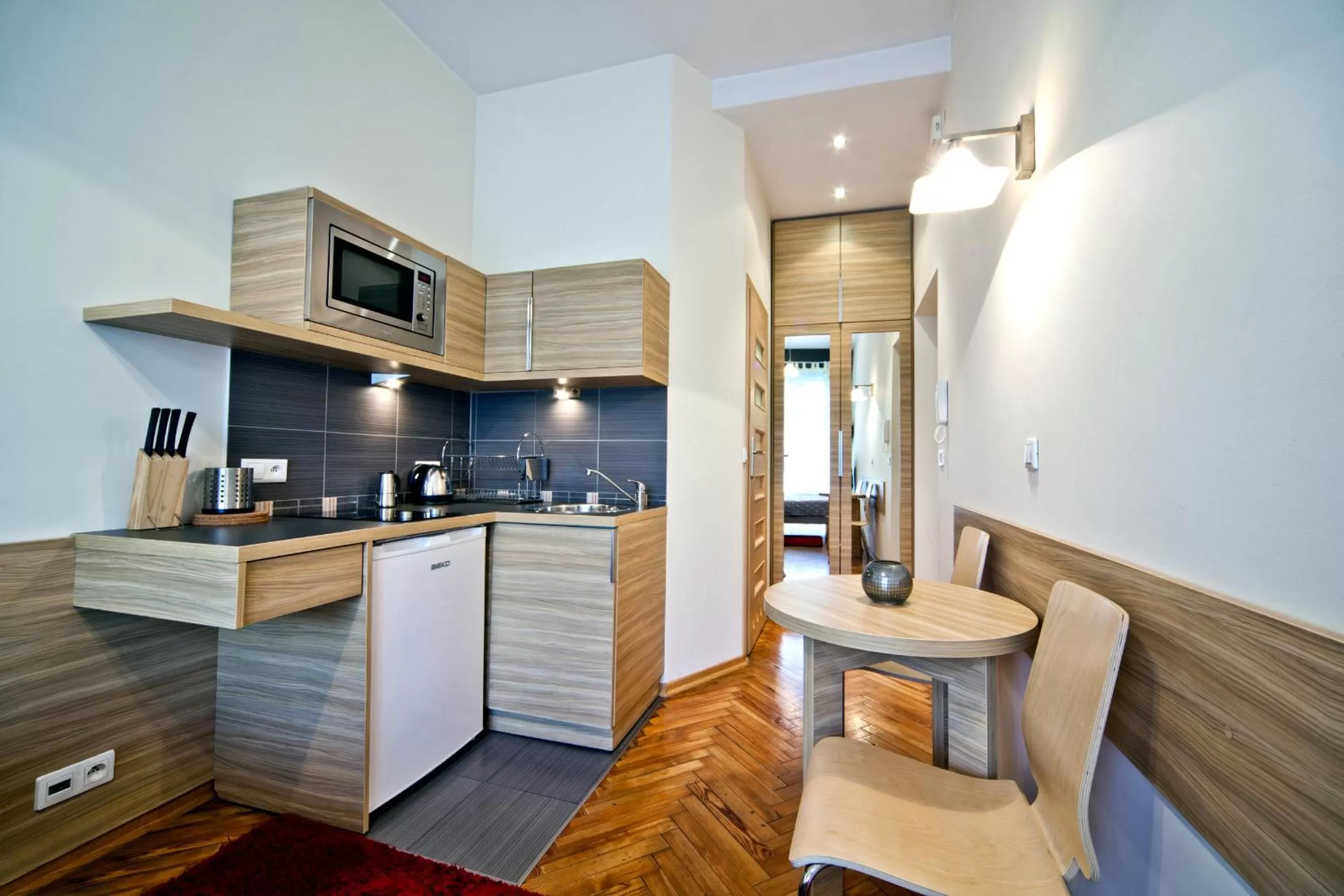 Kitchen or kitchenette in 4Seasons﻿ Apartments Cracow