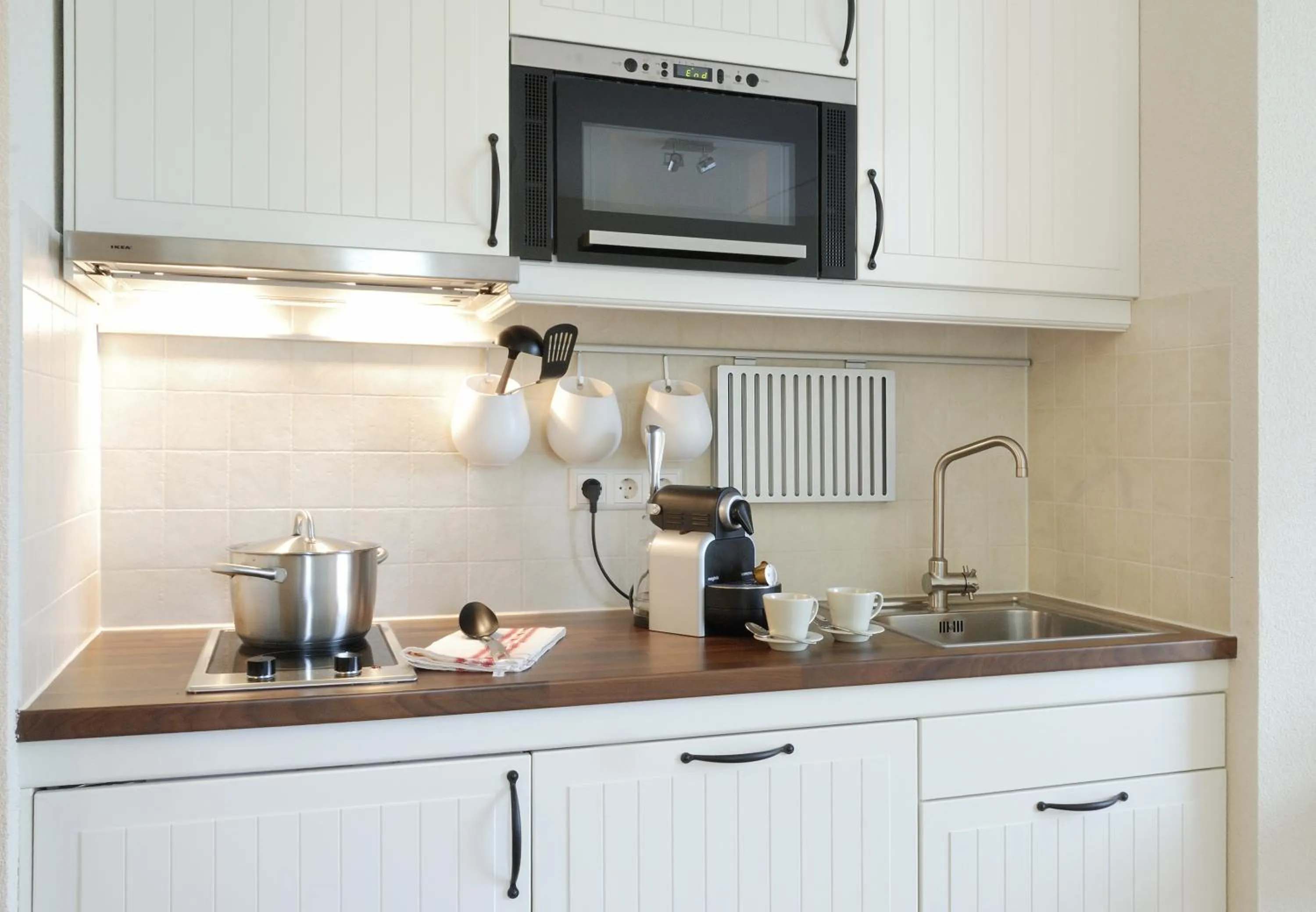 Kitchen or kitchenette in Hotel Creusen