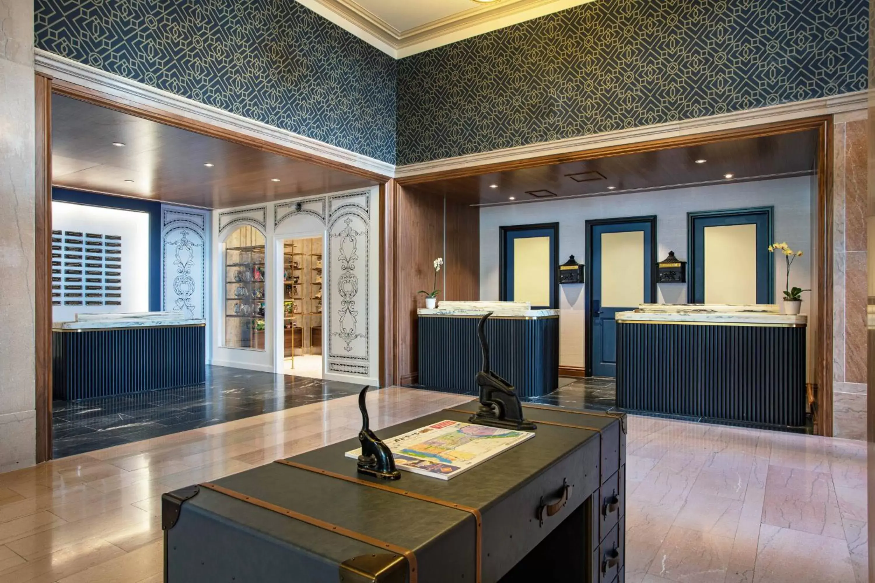 Lobby or reception in The Notary Hotel, Philadelphia, Autograph Collection