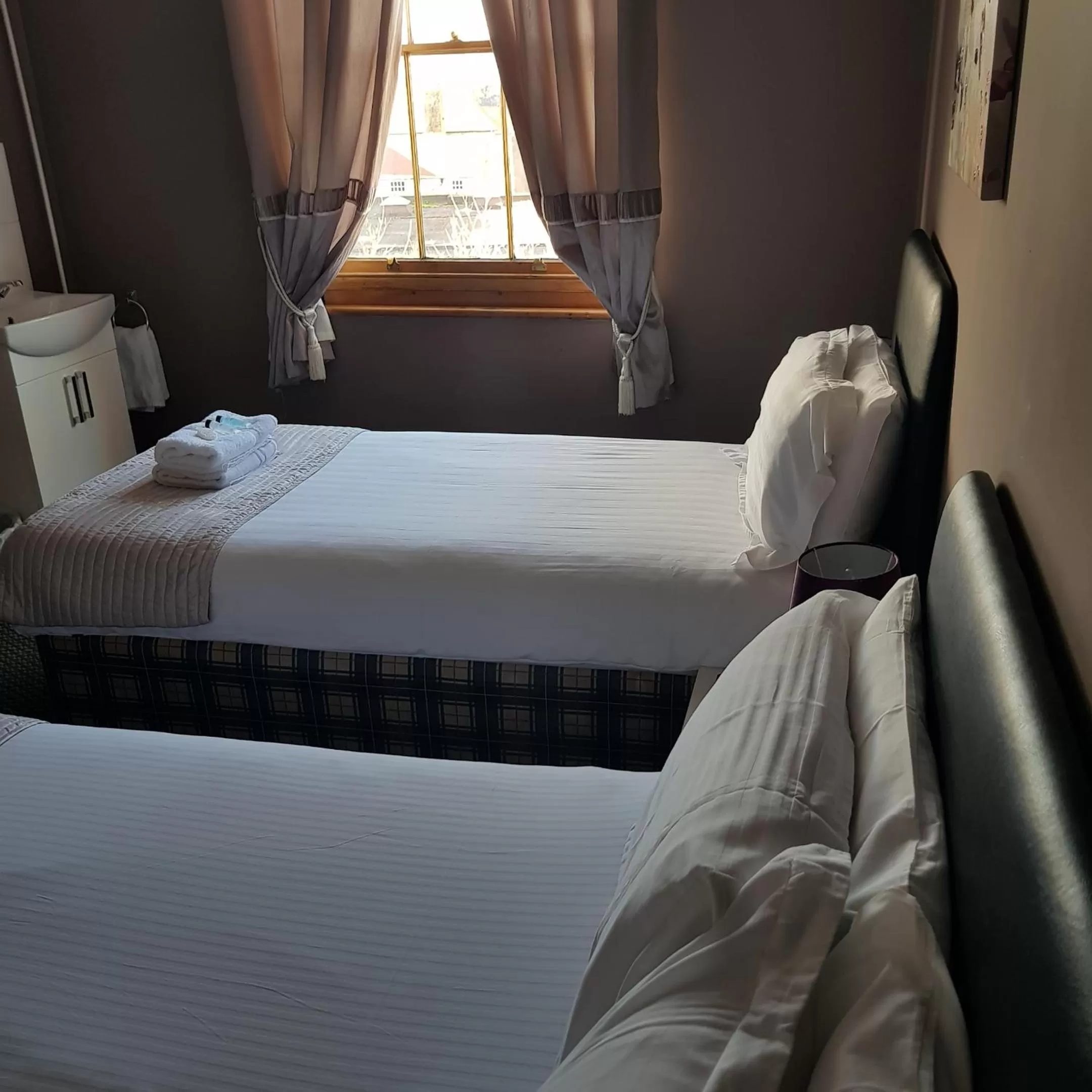 Bed in Waterfront Hotel