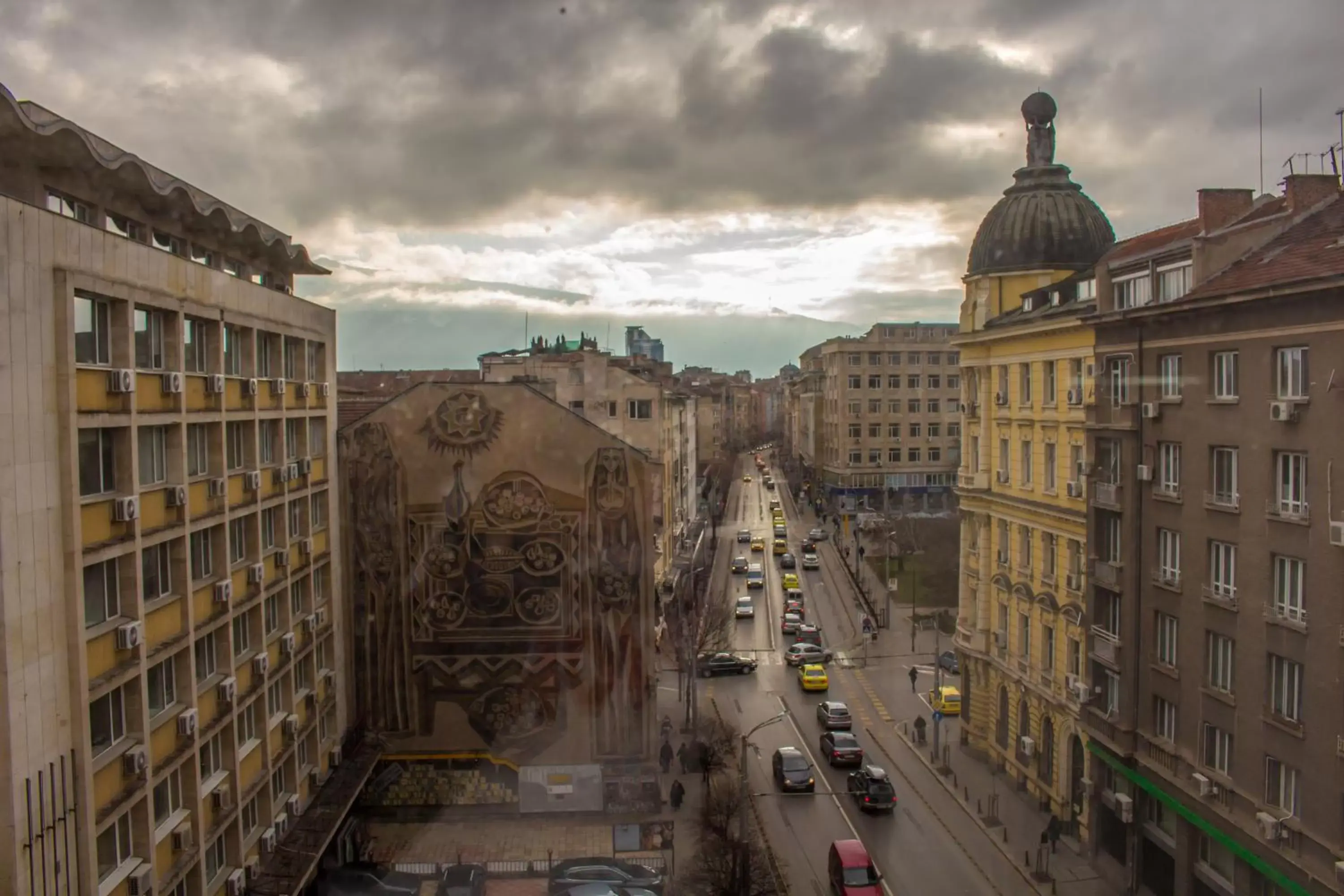 City view in Slavyanska Beseda Hotel