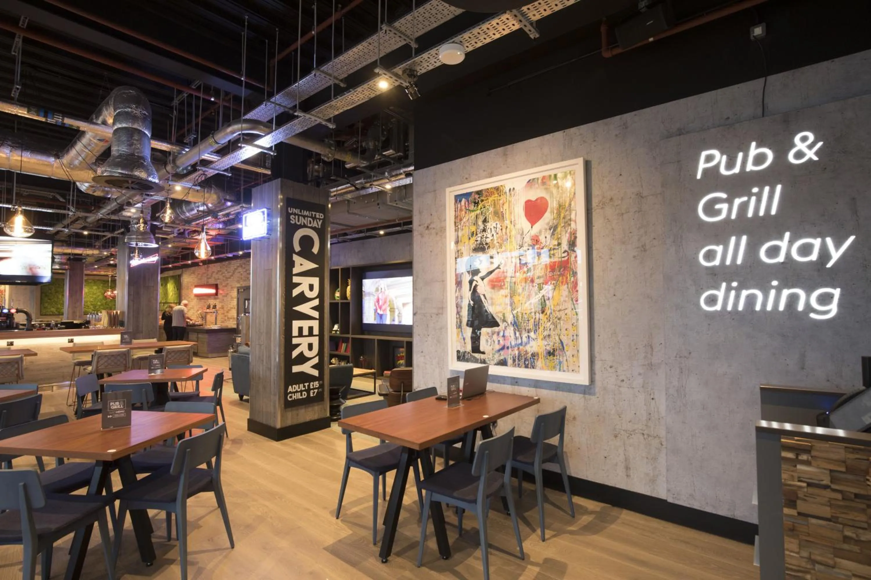 Restaurant/places to eat in Village Hotel Basingstoke