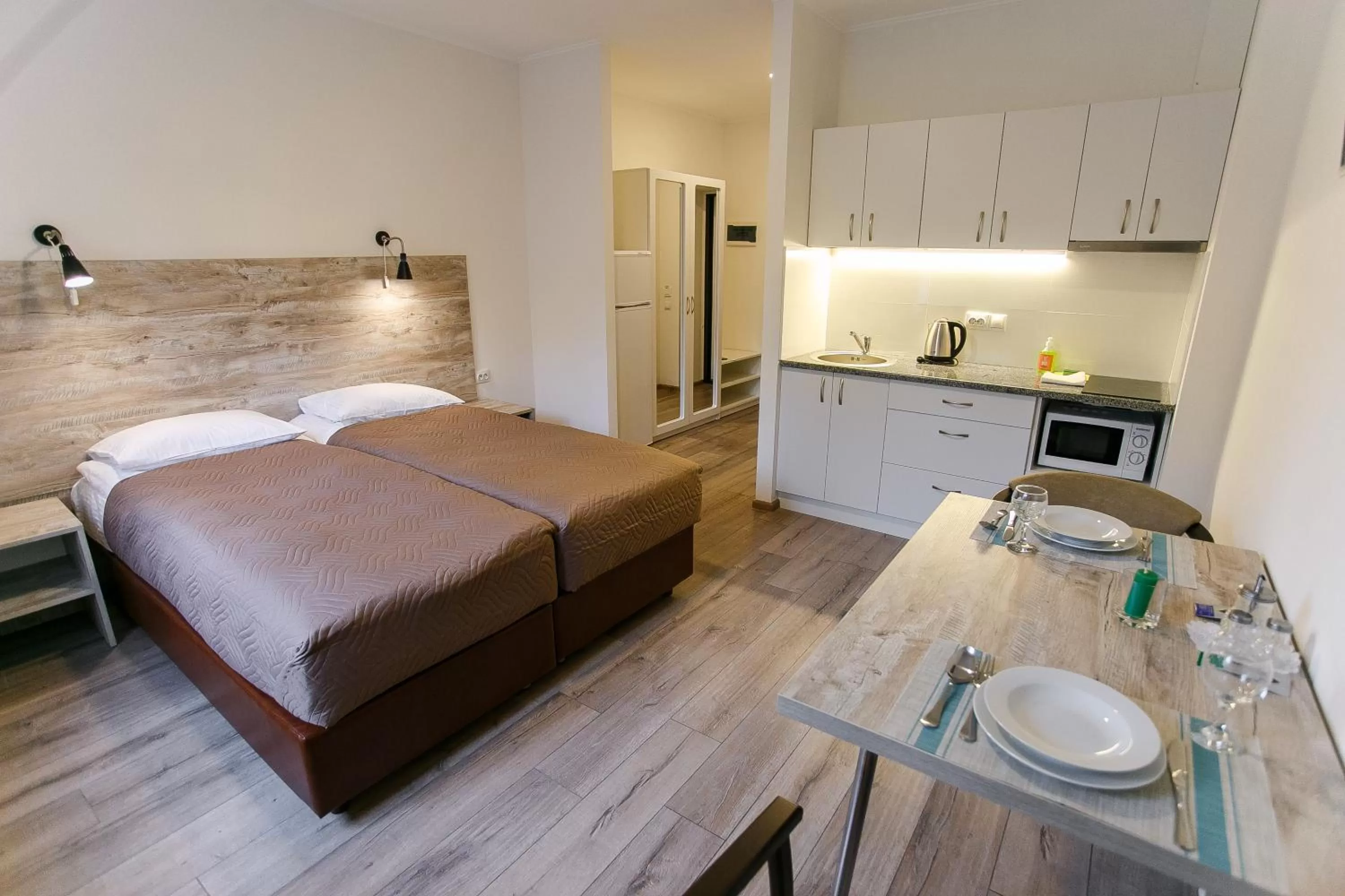 Bedroom, Kitchen/Kitchenette in Smart Apart