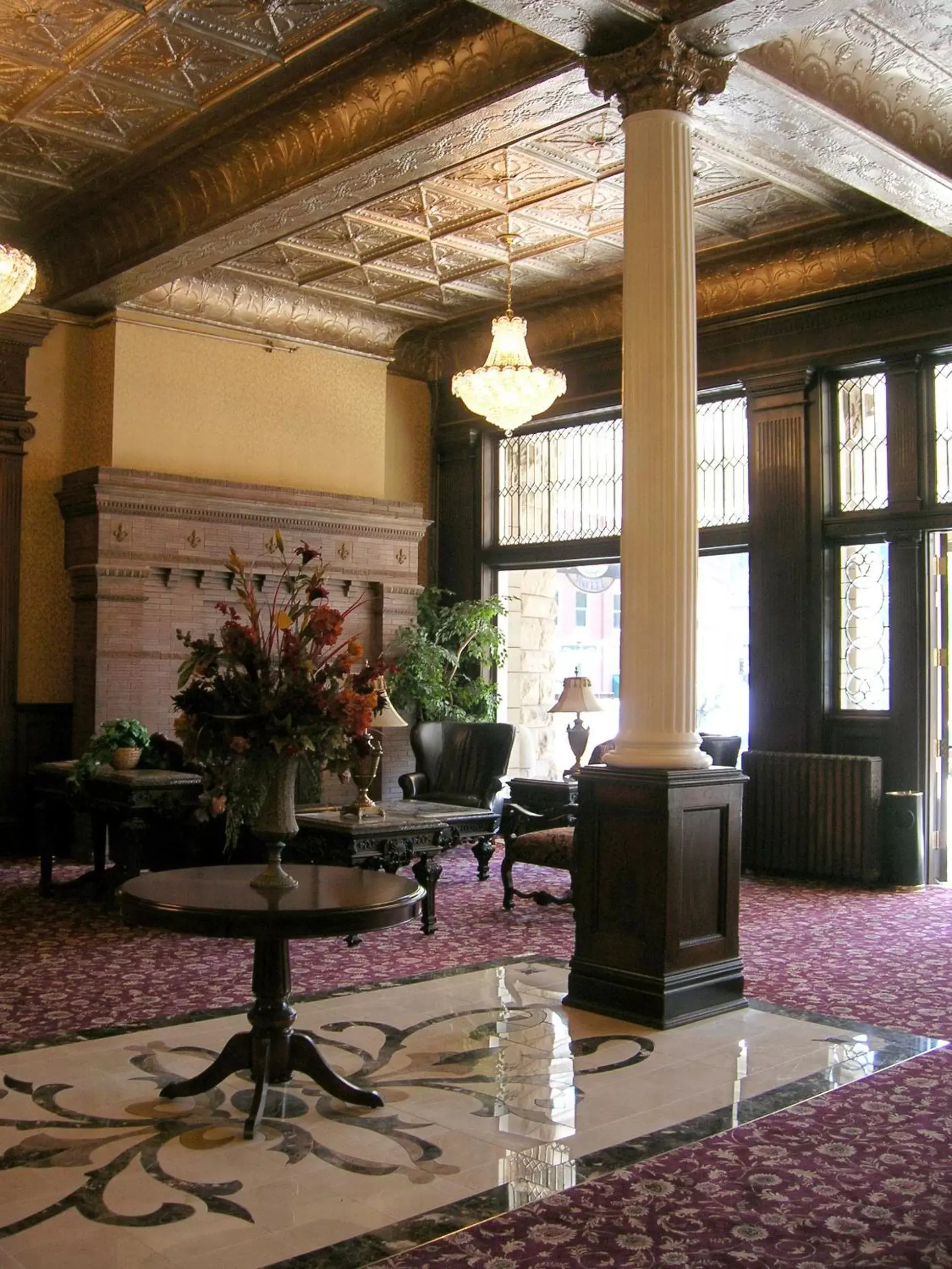 On site, Lobby/Reception in Historic Franklin Hotel