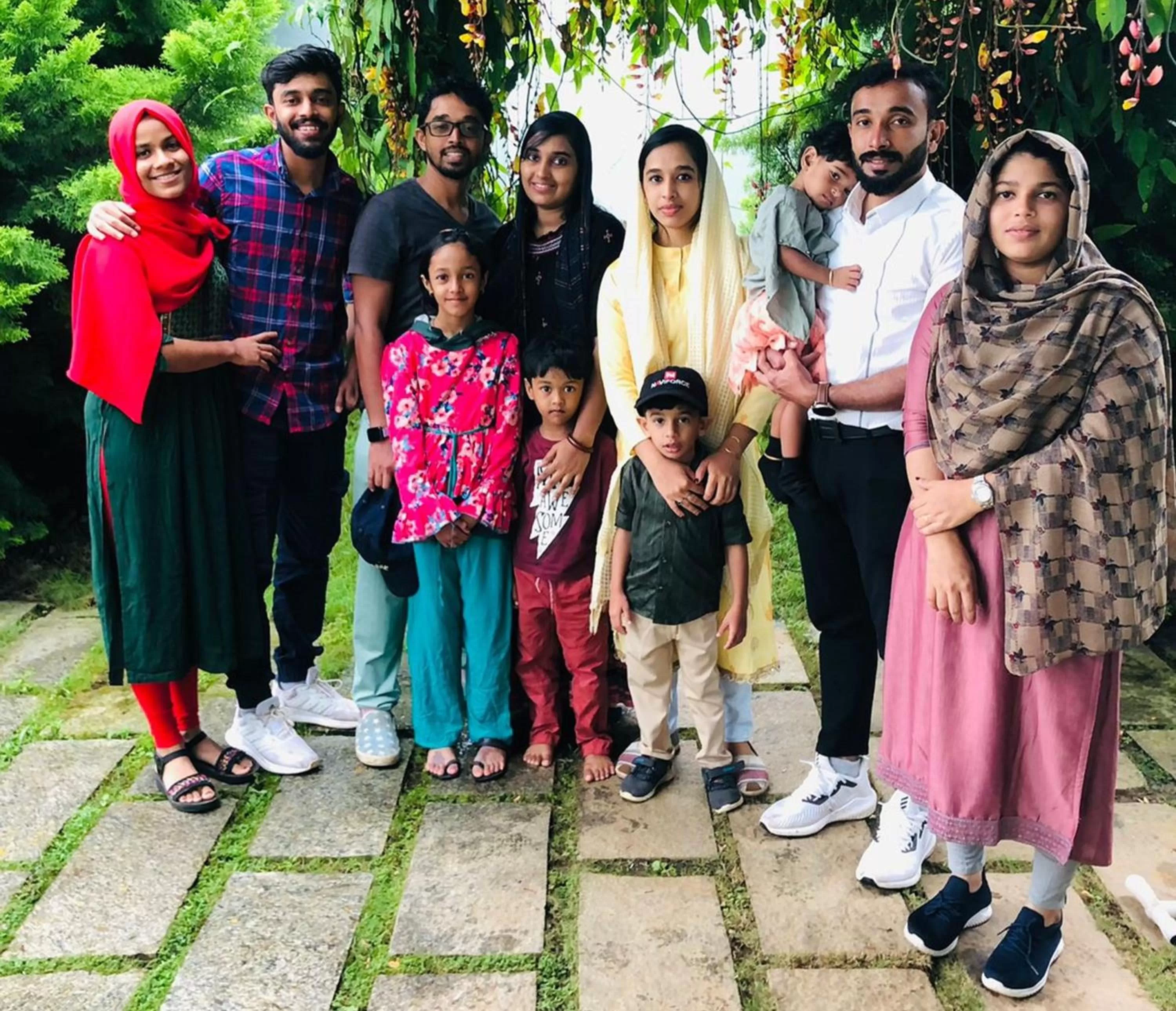 group of guests, Family in Pleasant Hill Resort