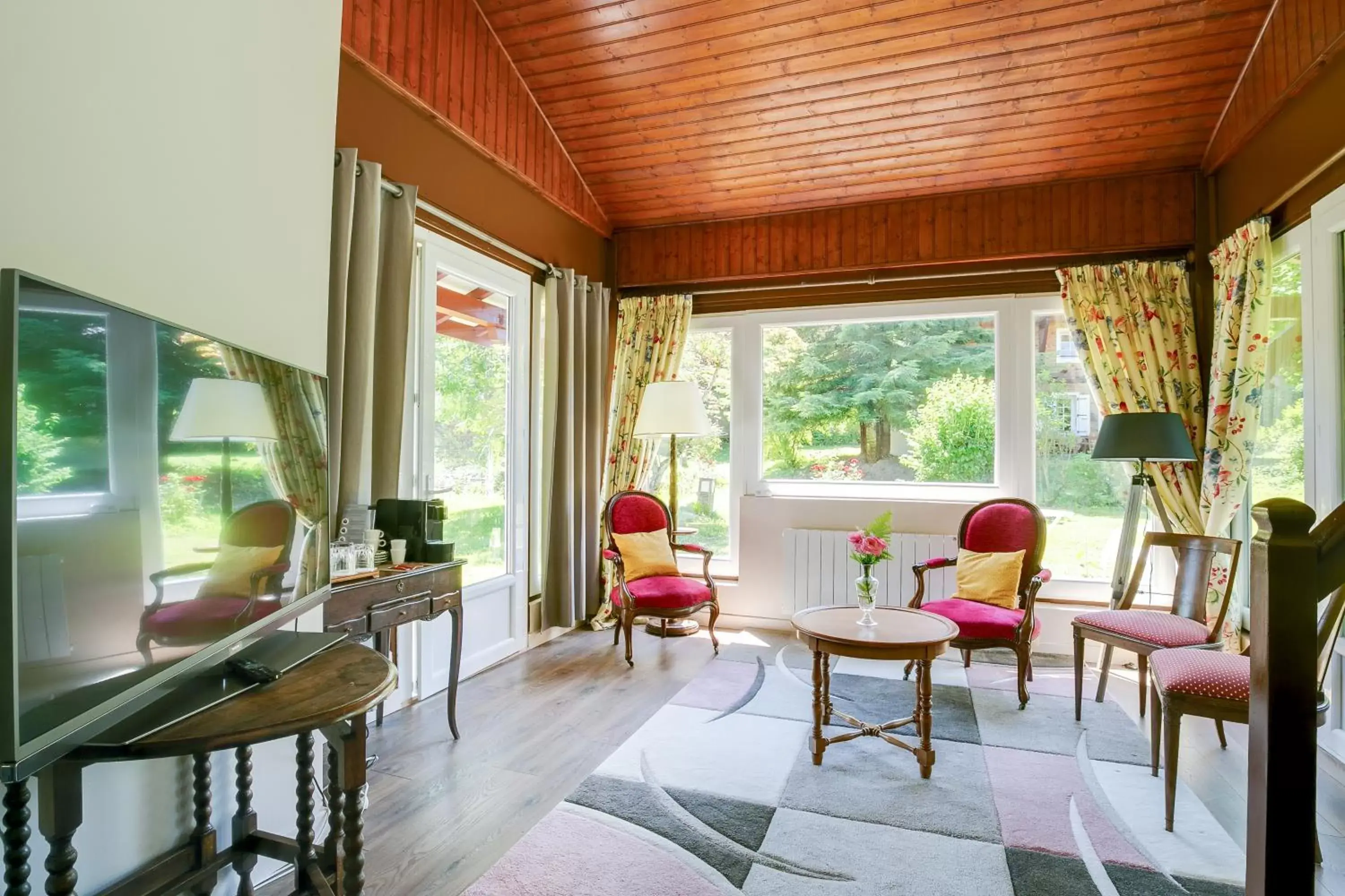 Living room in La Verniaz et ses Chalets