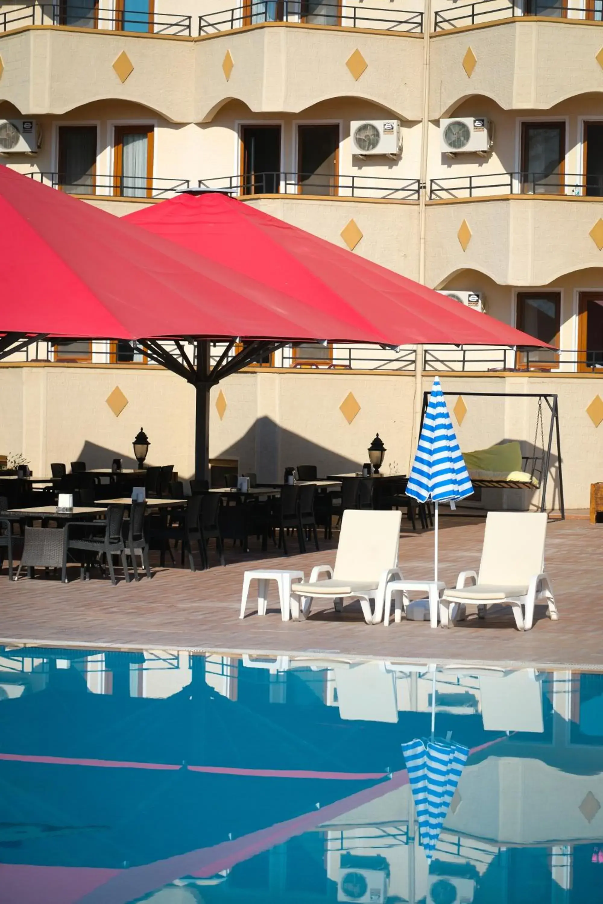 Patio, Swimming Pool in SIGNATURE GARDEN AVANOS Hotel & SPA