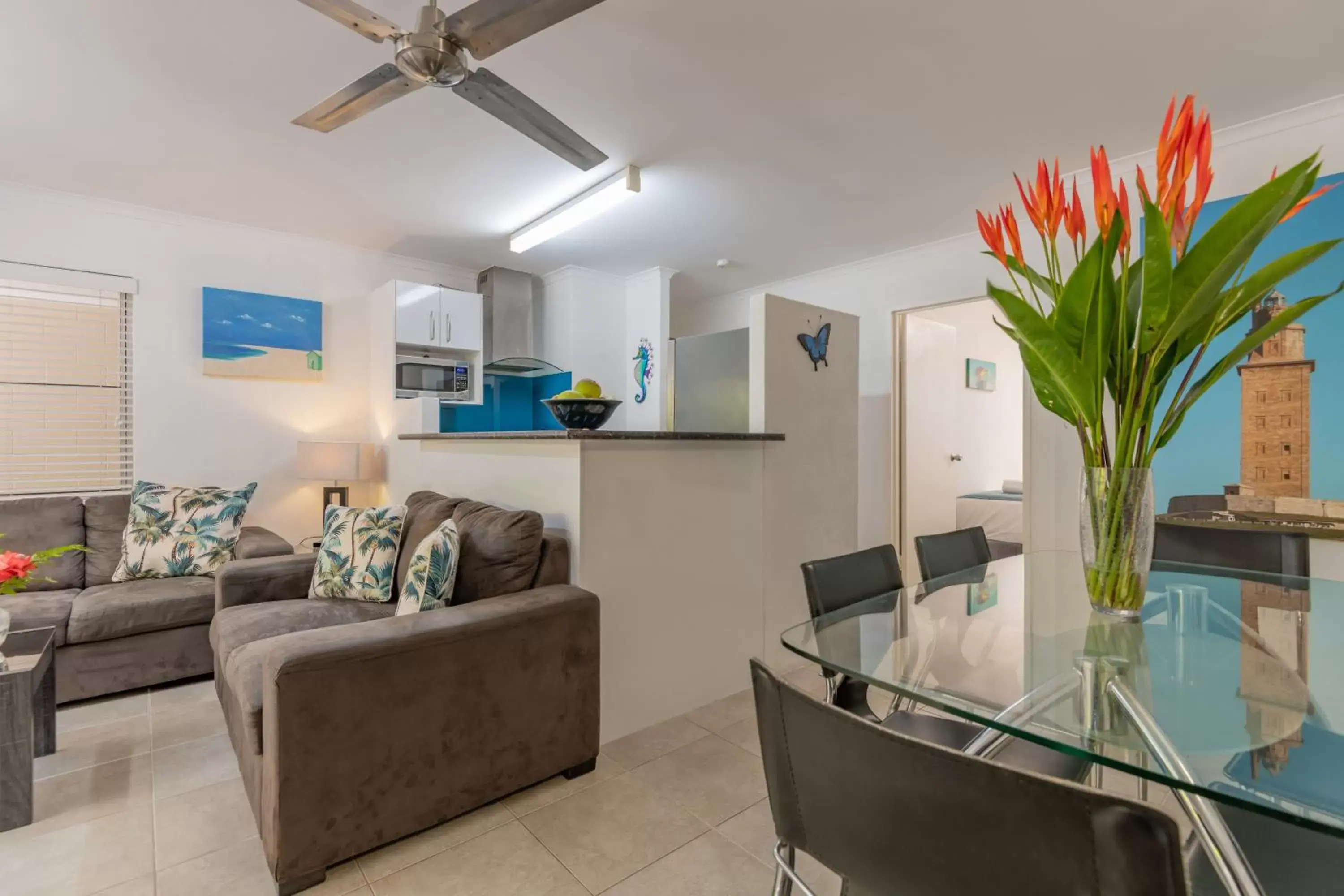 Living room, Seating Area in Lychee Tree Holiday Apartments