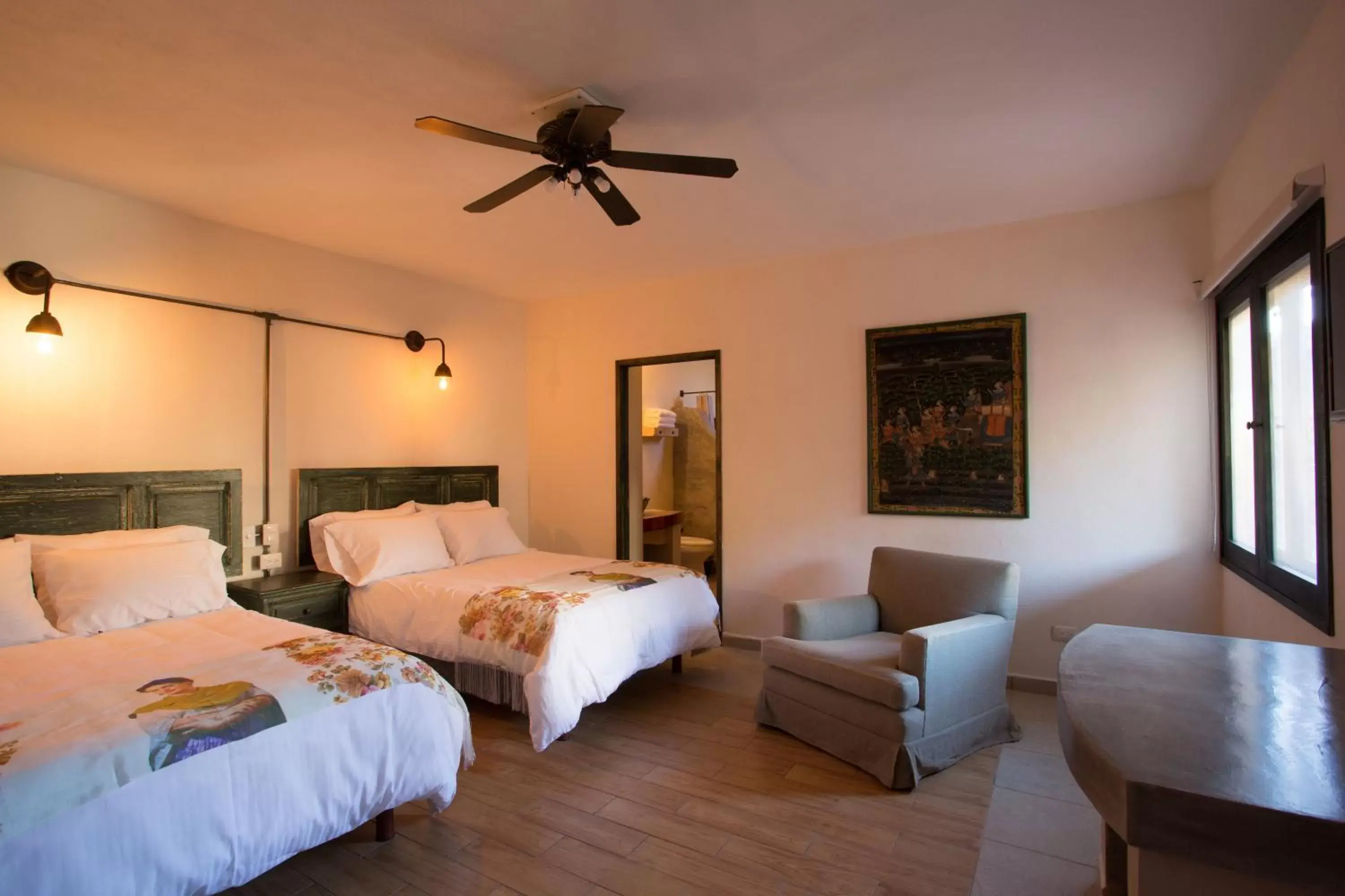 Deluxe Double Room with Two Double Beds in Casa Naré Adults Only Deluxe Double Room with Two Double Beds in Casa Naré Adults Only
