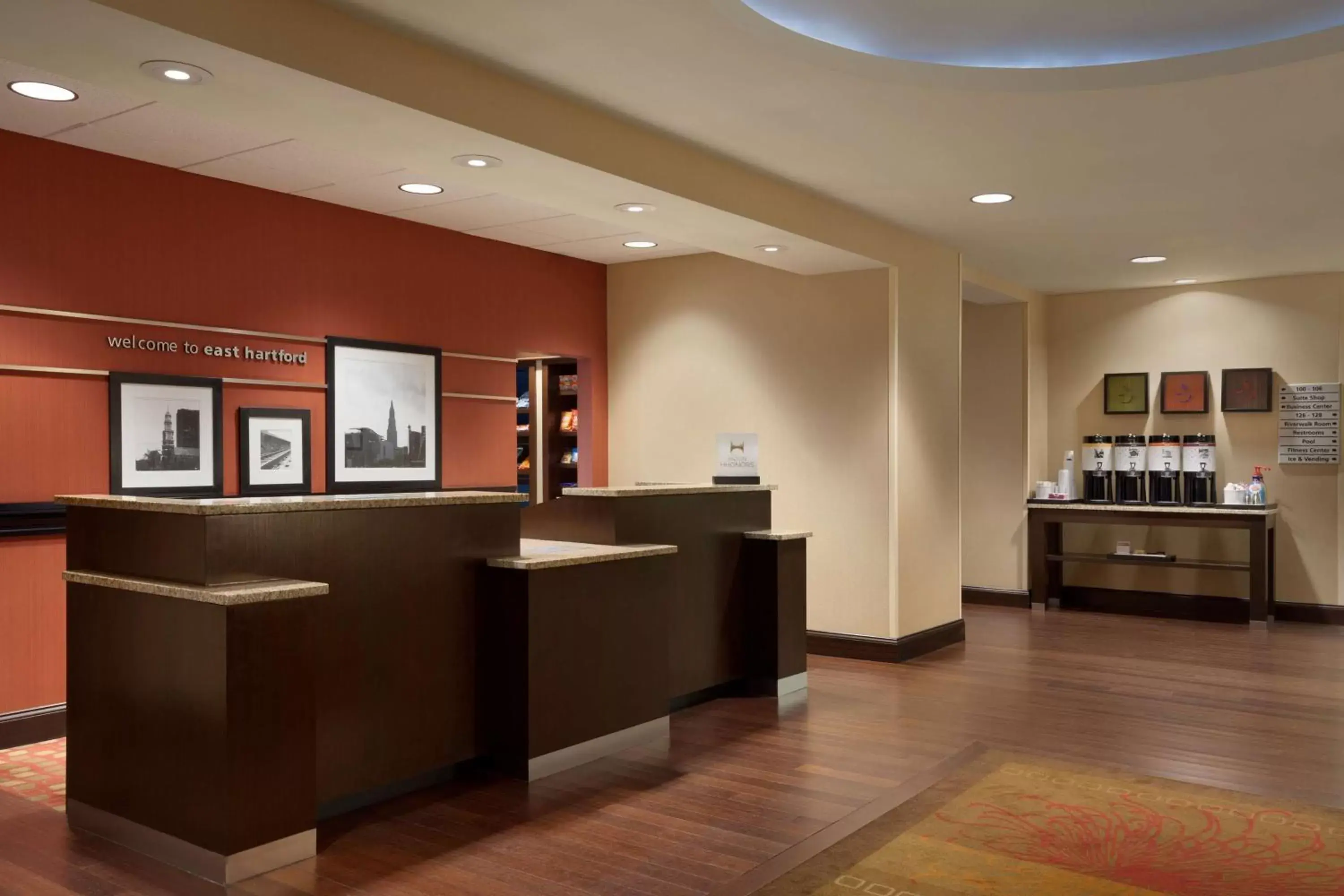 Lobby or reception in Hampton Inn & Suites East Hartford Lobby or reception in Hampton Inn & Suites East Hartford